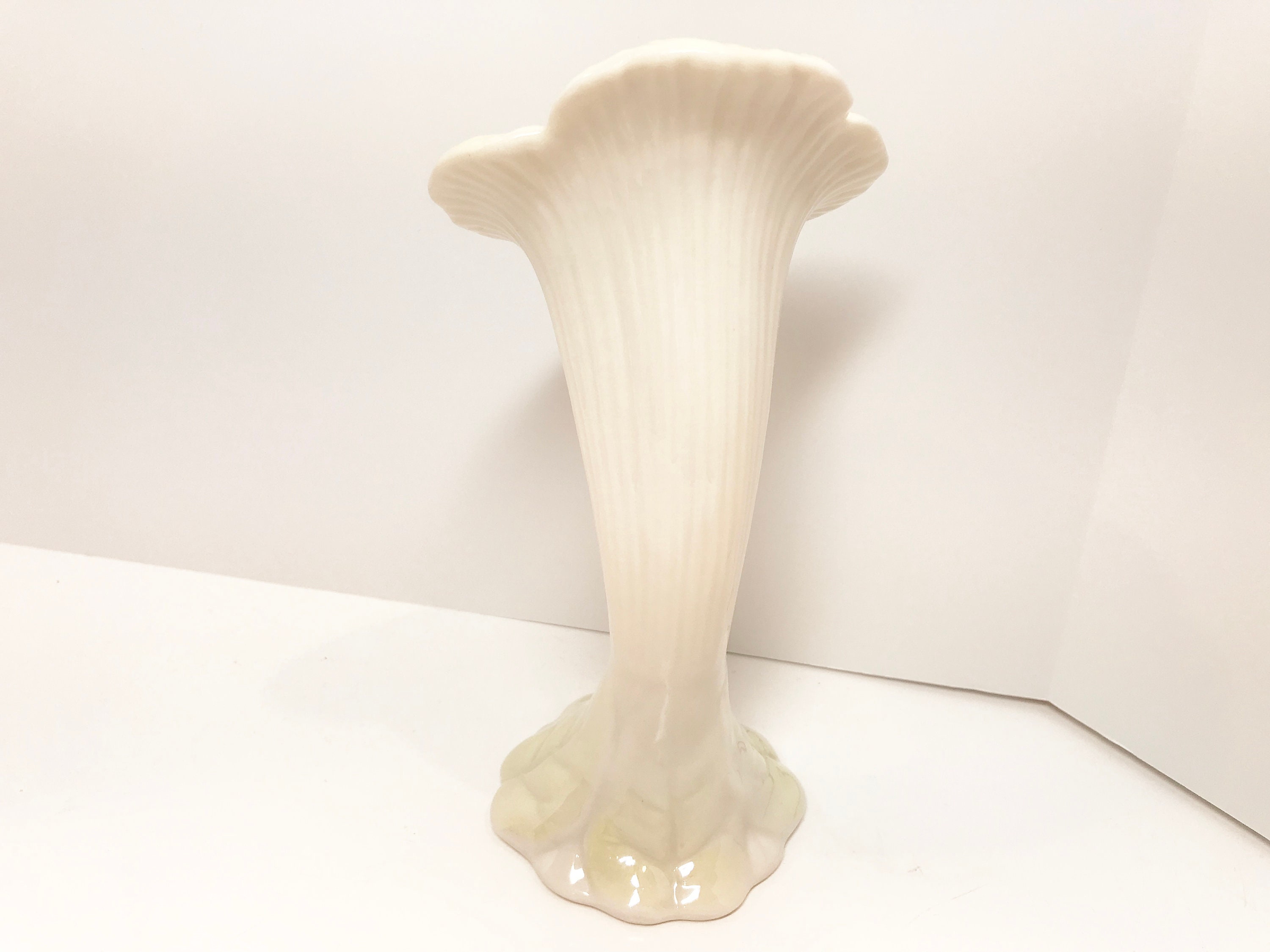 Reserved for SR, Belleek Sunflower Vase, Irish Vase, Belleek China