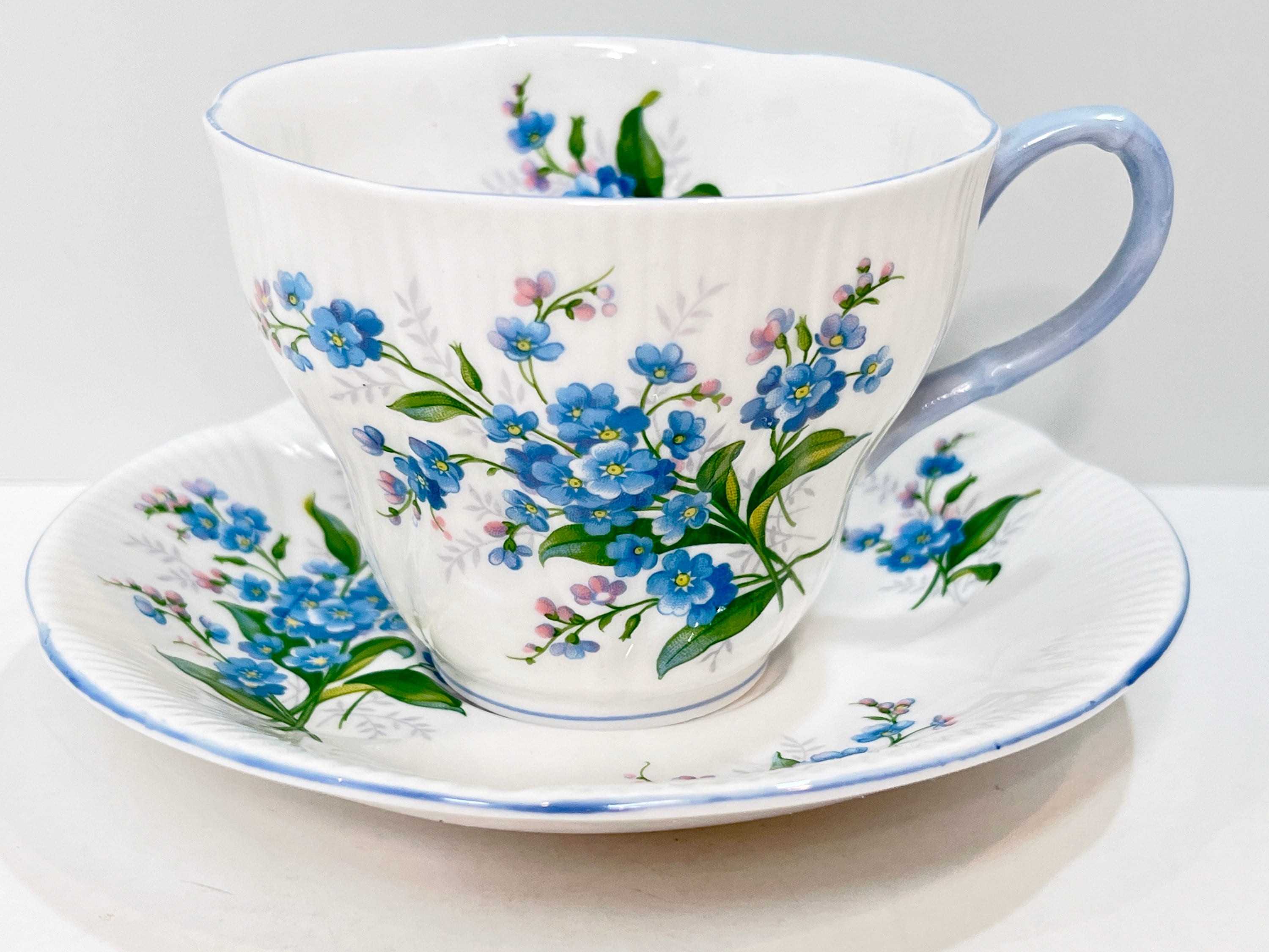 ROYAL ALBERT FORGET-ME-NOT トリオ カップ&ソーサー プレート ROYAL ALBERT FORGET-ME-NOT トリオ カップ&ソーサー プレート