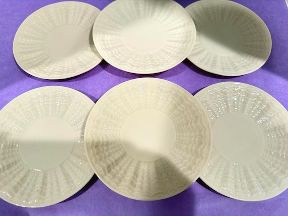 Belleek Plates: Black Mark