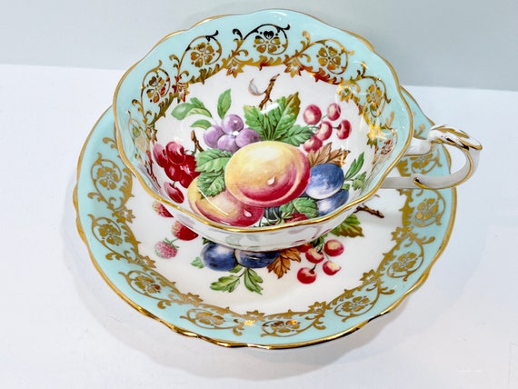 Paragon Teacup and Saucer, Floral Teacup, Hand Painted Teacup, Anniversary Gift, Gifts for Her, Gifts for Friend, Birthday Gift