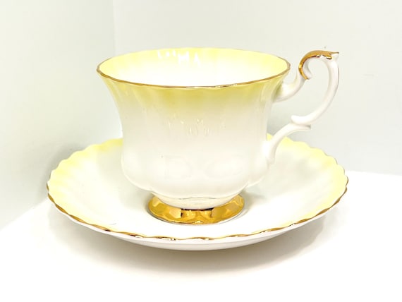 Royal Albert Teacup and Saucer, Birthday Gift, Rainbow Series Cup, English Teacups, Gift for Her, Housewarming Gift, Anniversary Gift