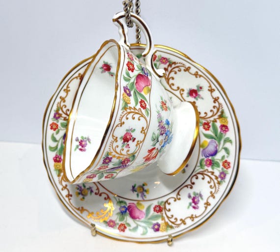 Dresden Sprays: Hammersley Teacup and Saucer