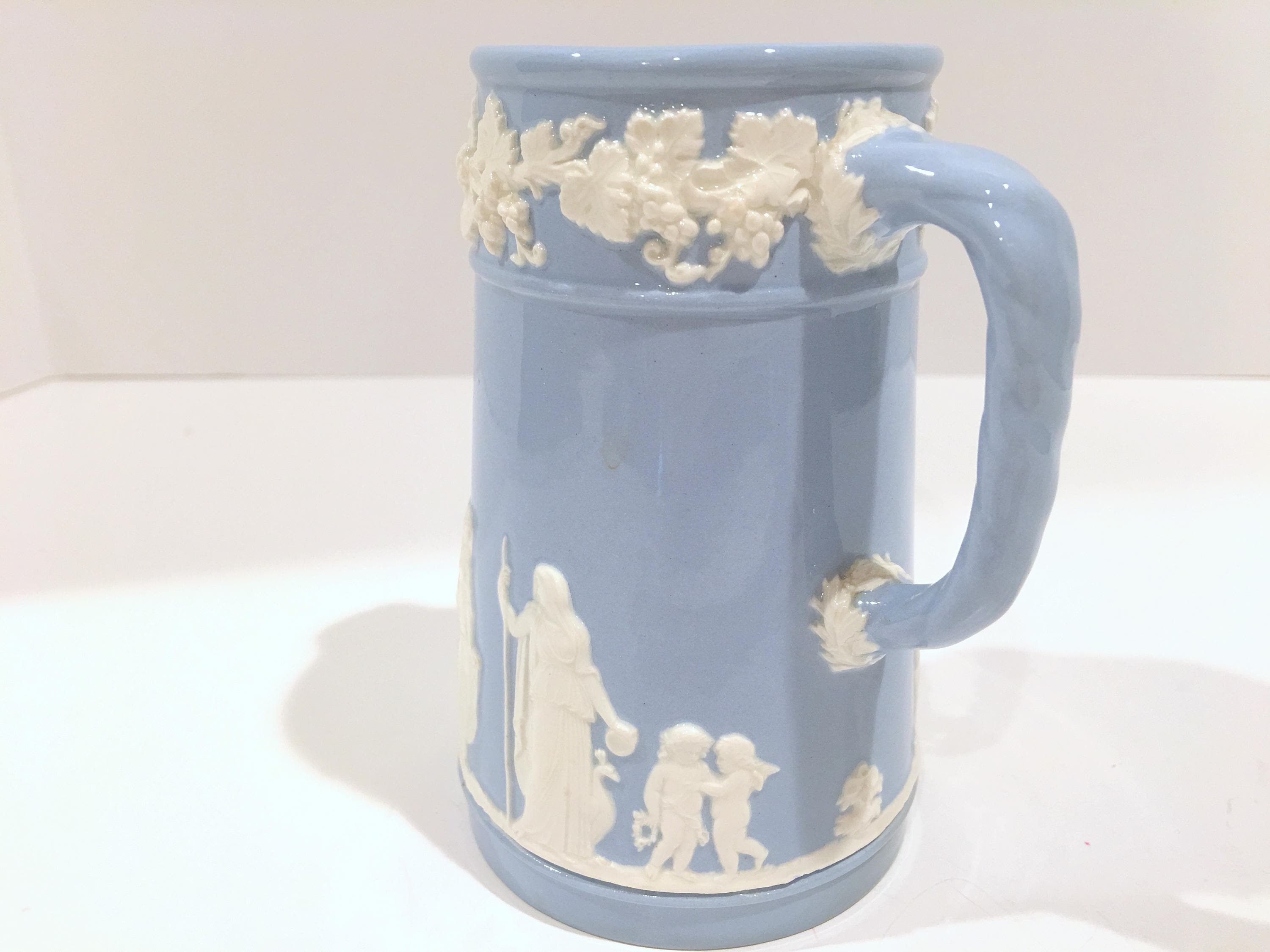 Wedgwood Pitcher, Blue Wedgwood Creamer, Wedgwood of England, Wedgwood