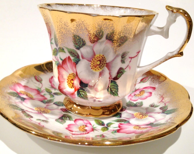 Elizabethan Tea Cup and Saucer Elizabethan Tea Cups Tea Set Etsy