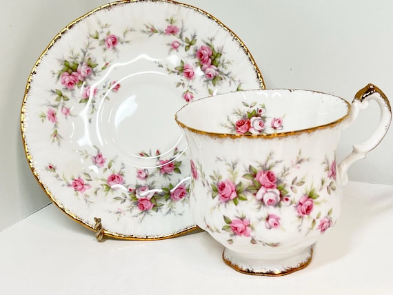 Paragon Teacup, Victoriana Rose, Floral Teacup, English Bone China, Rose Teacup, Birthday Gift, Anniversary Gift, Gift for Her