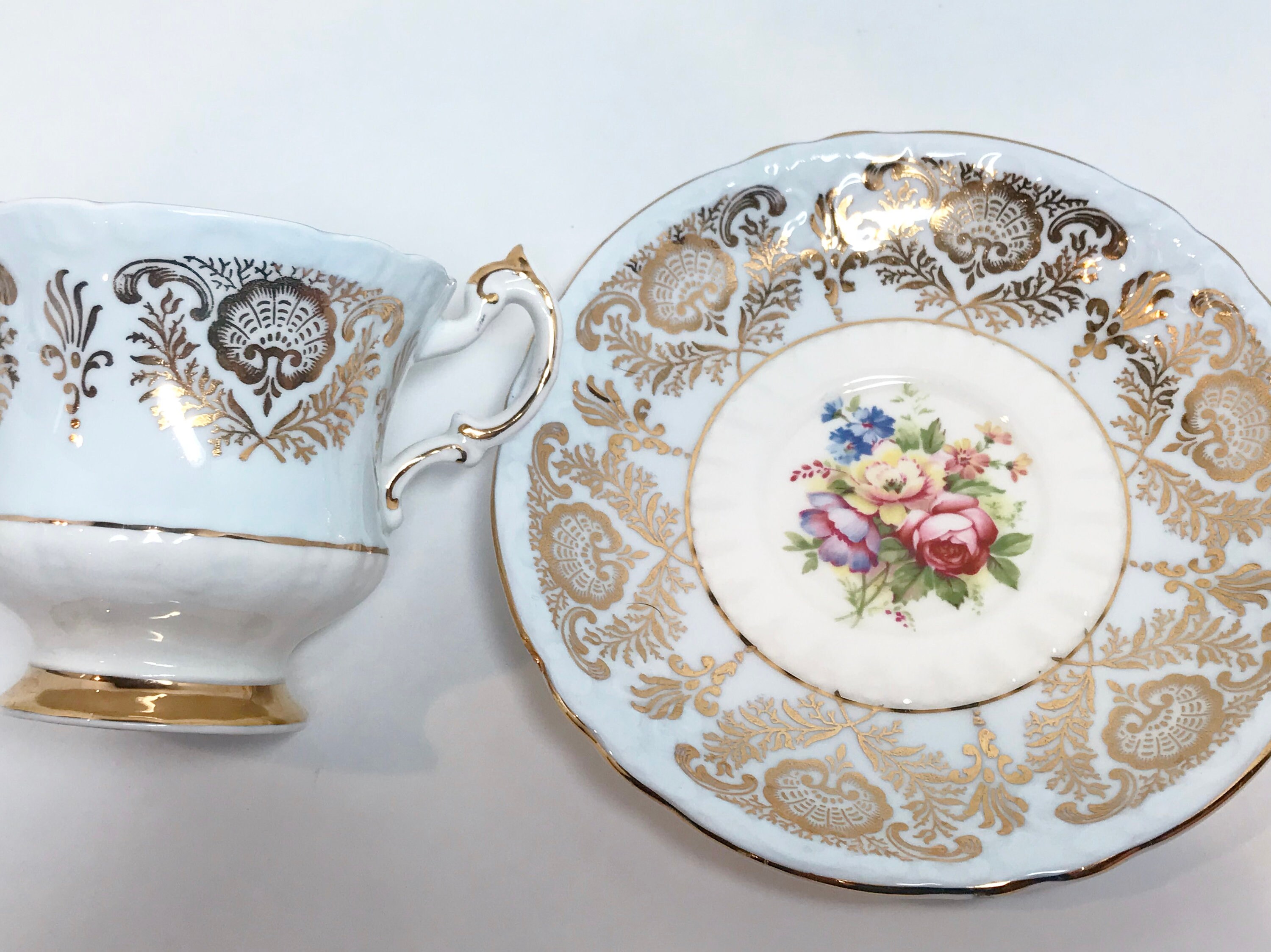 Paragon Tea Cup and Saucer, English China Cups, Antique Tea Cups