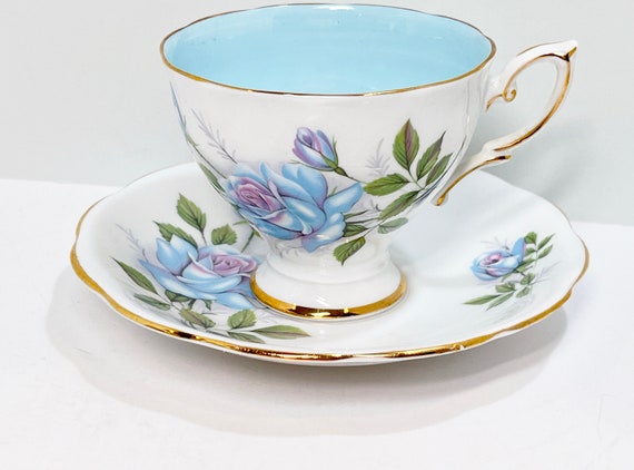 Royal Standard Tea Cup and Saucer , Fascination Pattern , English Teacup ,   Floral Cup , English Bone China , Housewarming Gift for Her