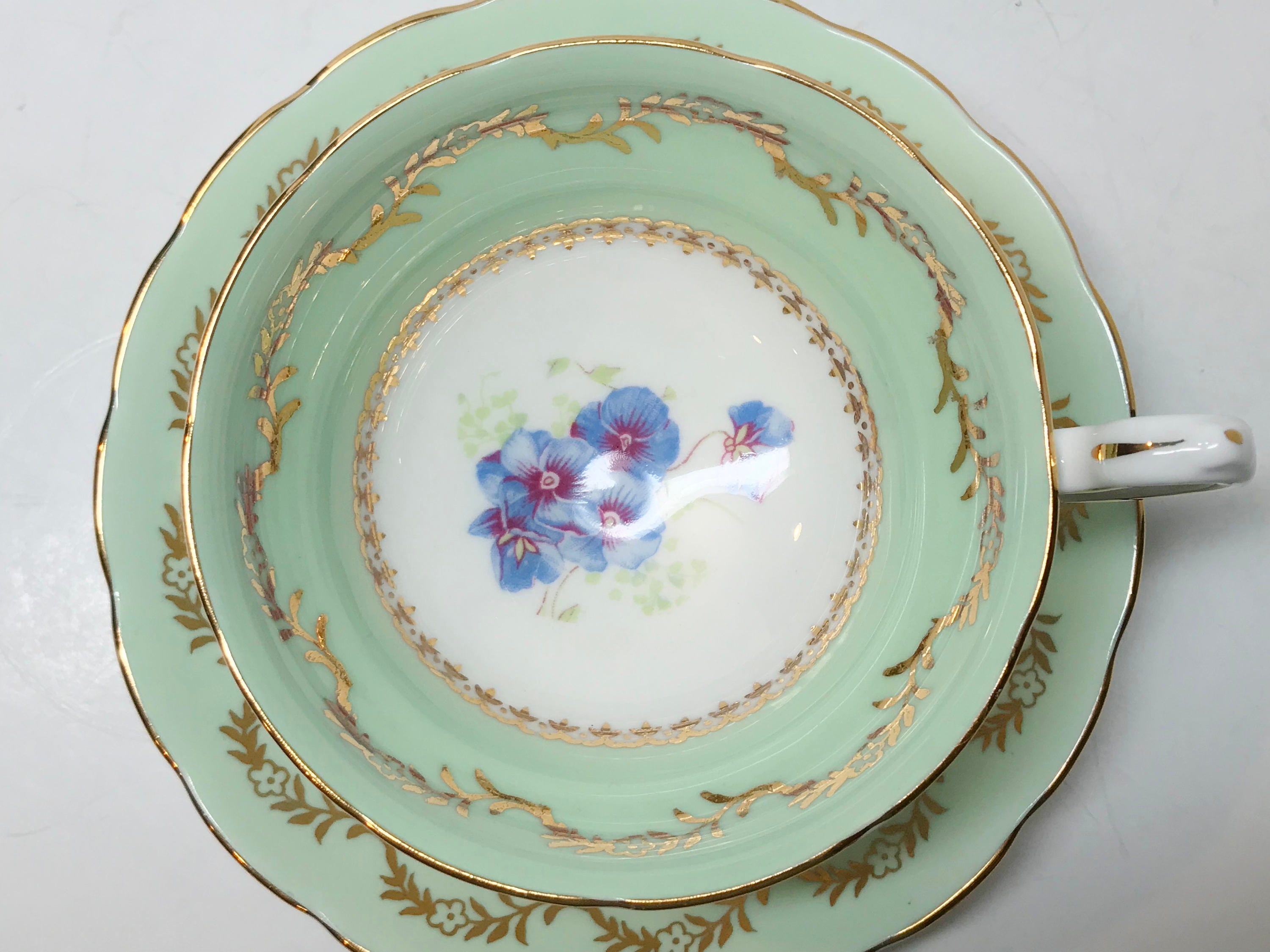 Antique english tea clearance set