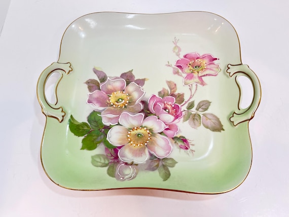 Parbus Floral Plate, Gift for Her, Anniversary Gift, Housewarming Gift, Birthday Gift, Germany, Bavaria