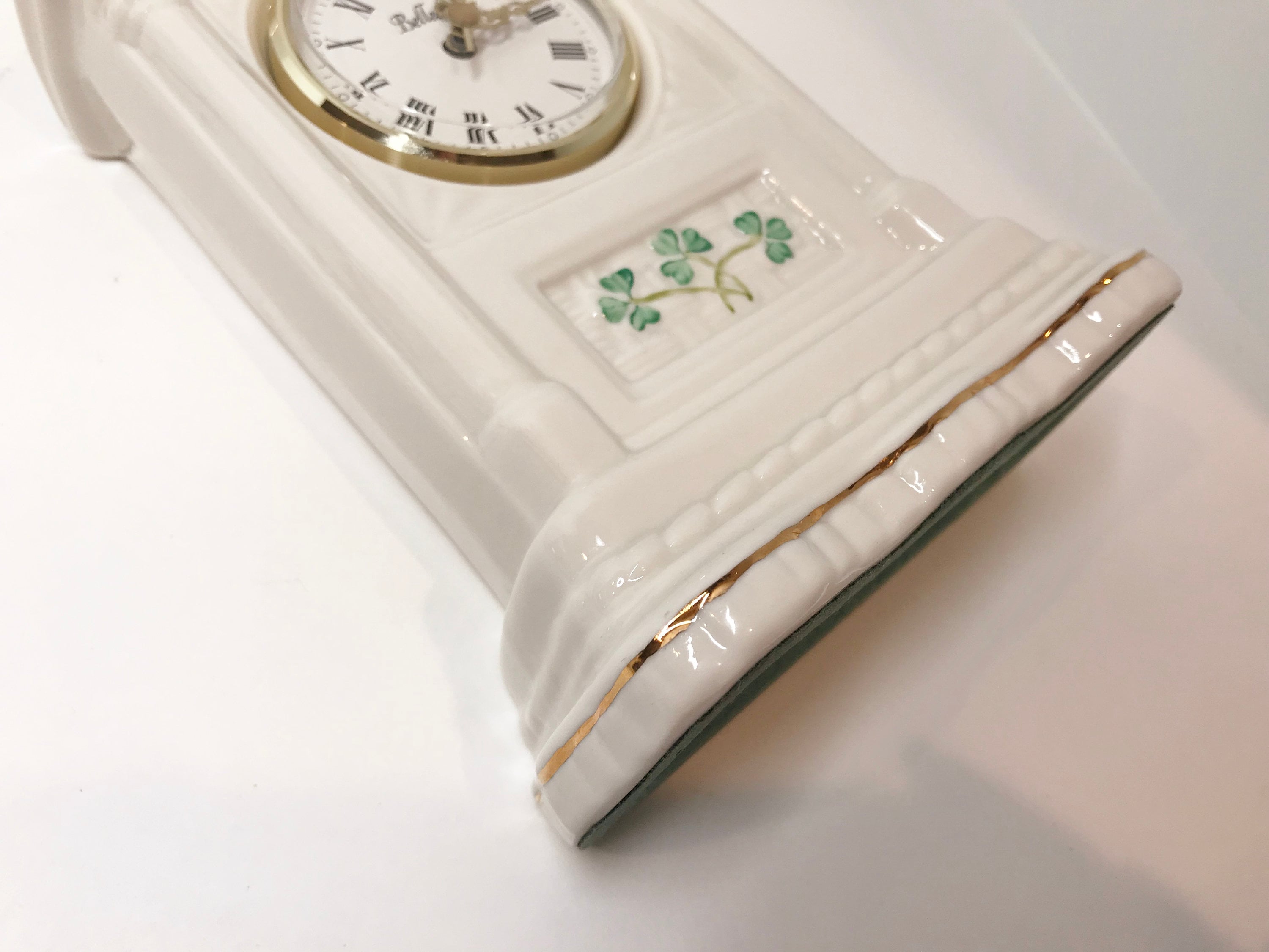 SOLD, Reserved for SR, Glenveigh Belleek Clock, Belleek Porcelain, Made