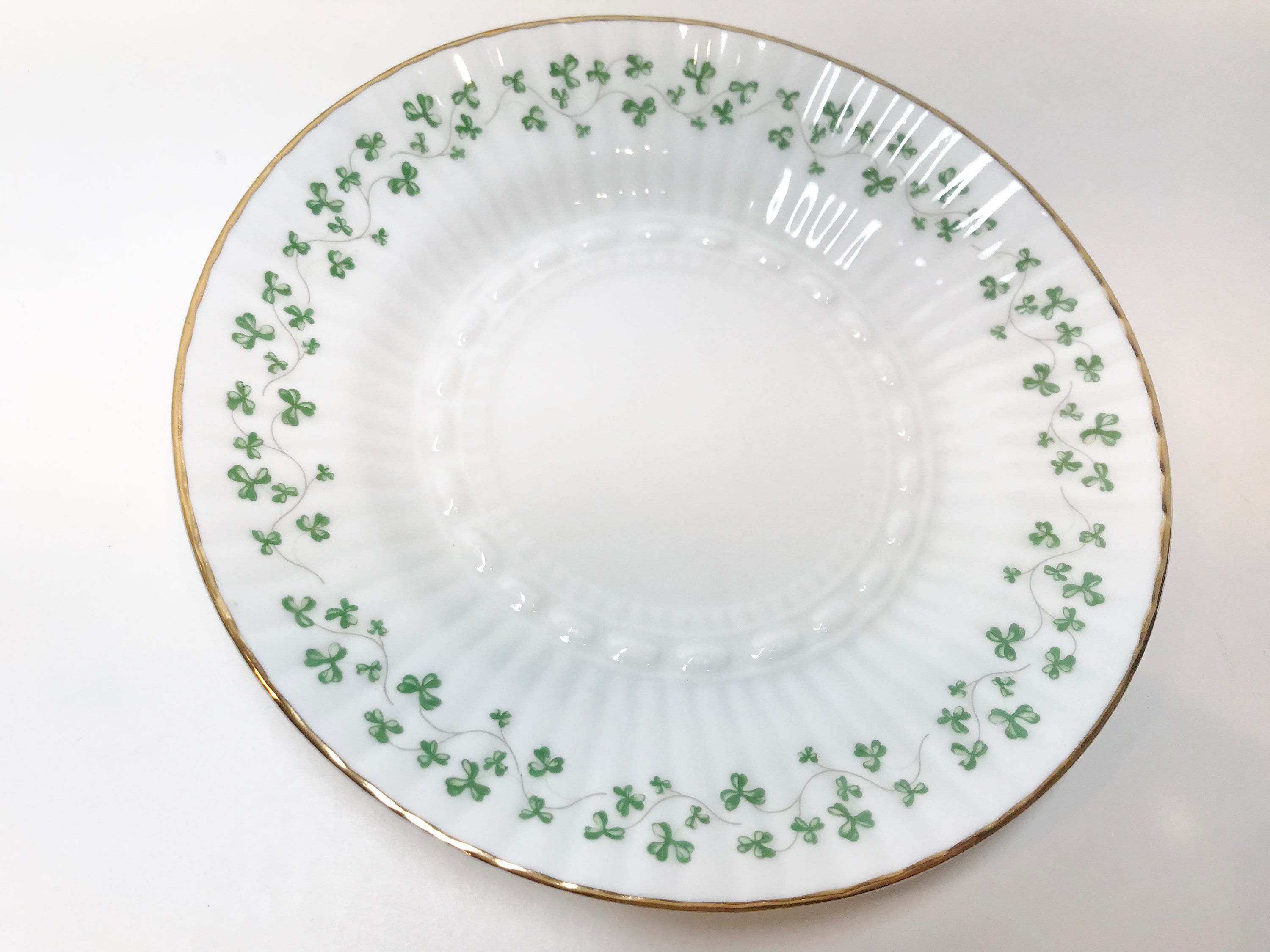 Reserved for SR, Royal Tara, Set of 6 Plates, Shamrock Plates, Irish