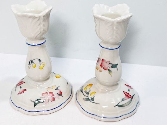 Villeroy and Boch Candlesticks , Housewarming Gift for Her , Anniversary Gift , Villeroy Gift , Thank You Gift