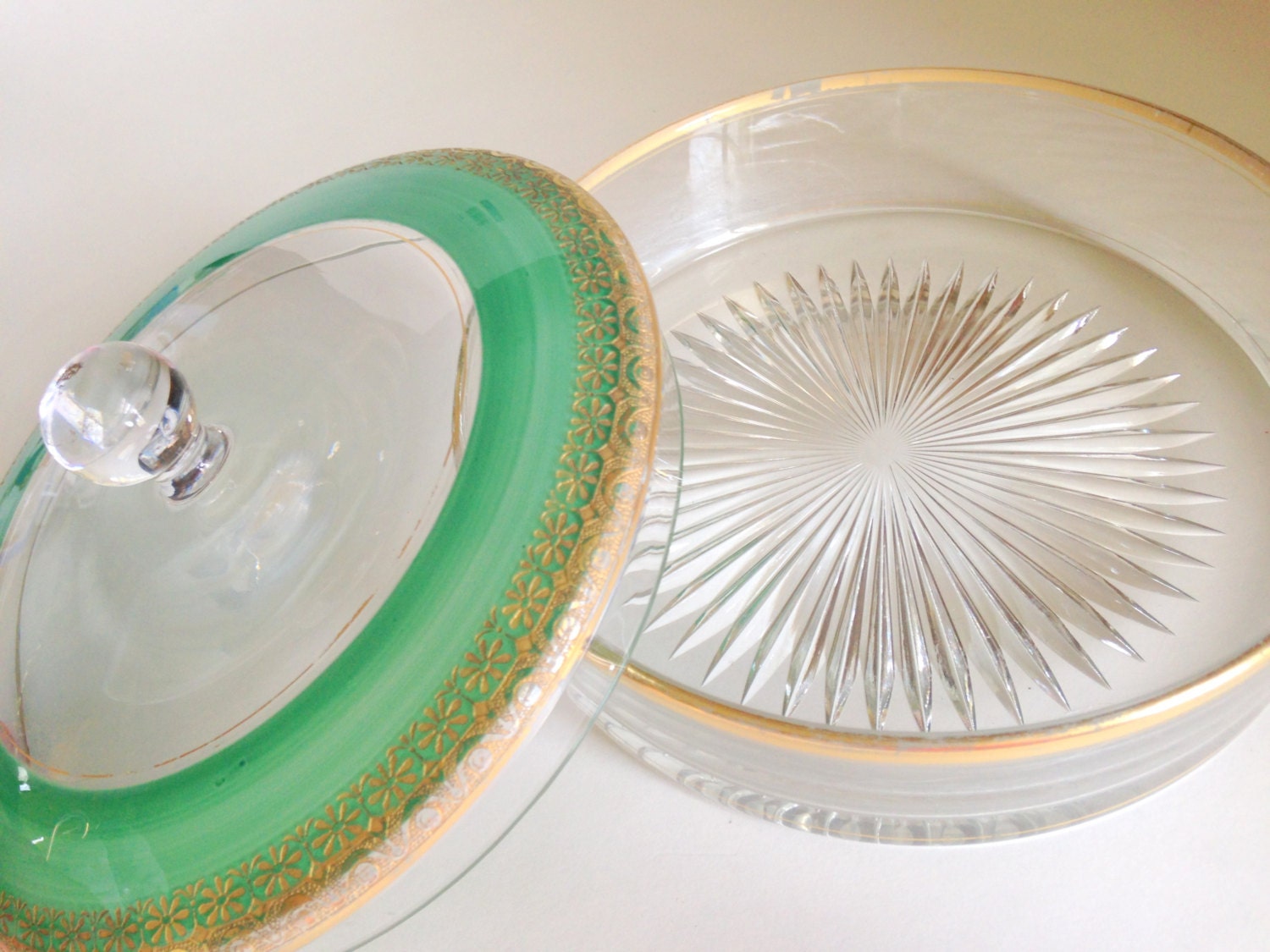 Heisey Covered Dish, Elegant Glassware Serving Dish, Depression Glass