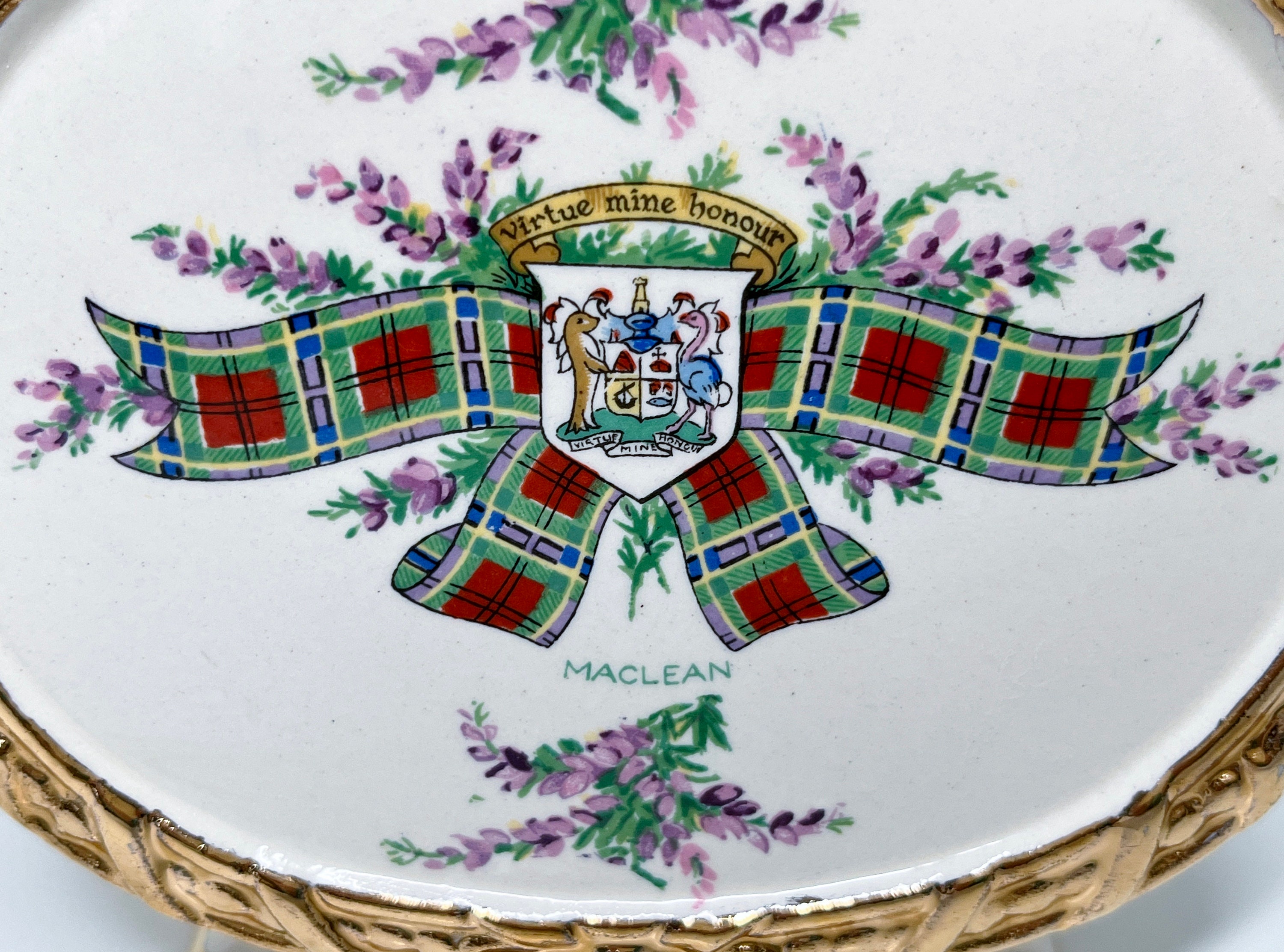 MacLean Clan Teapot, Sadler Teapot, Scottish Teapot, Scotland Teapots