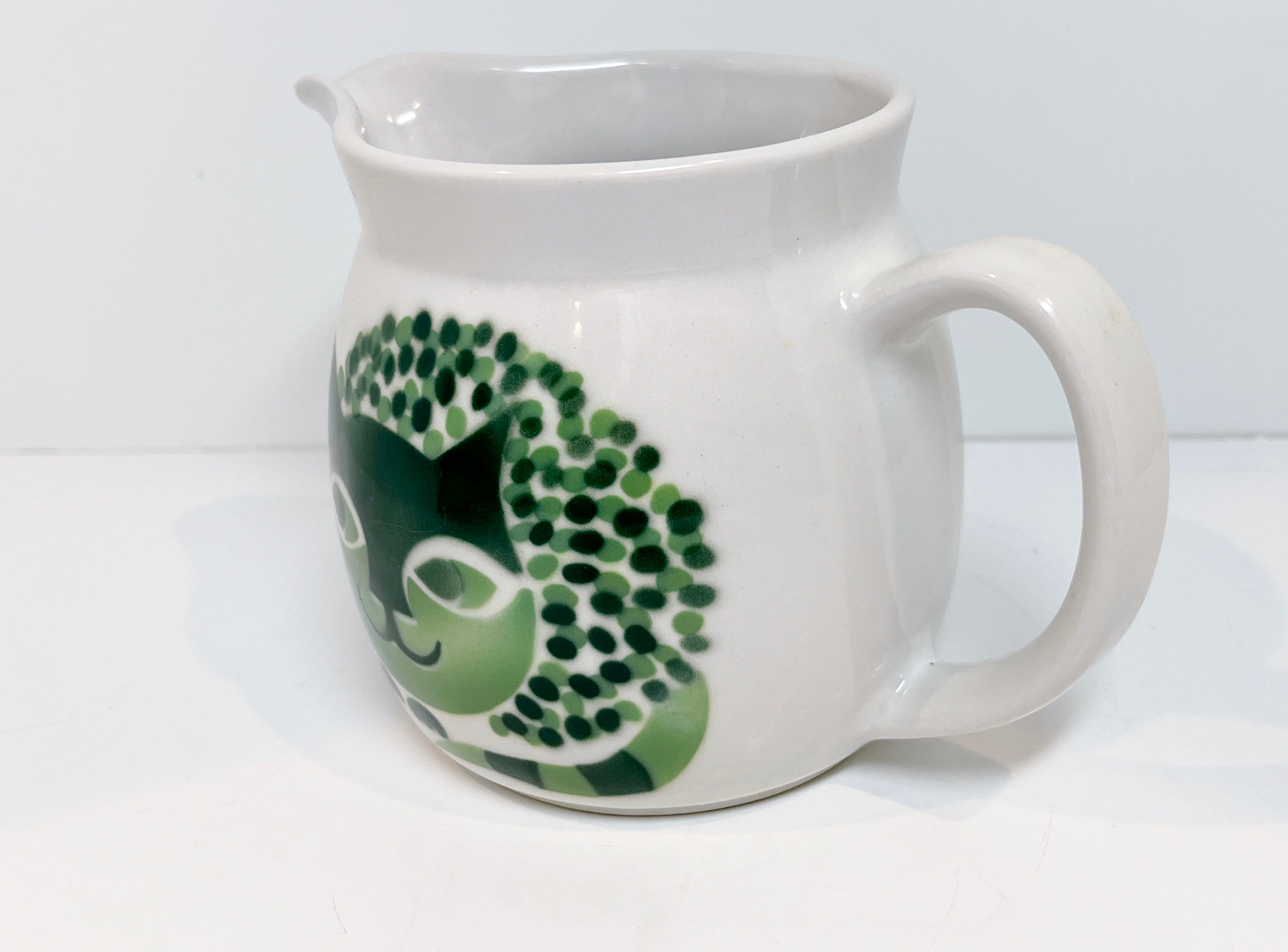 Arabia Finland Pottery Fruit Pitcher - Ruby Lane