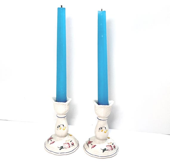 Set of Villeroy and Boch Candlesticks, Housewarming Gift, Gift for Her, Anniversary Gift, Villeroy Gift, Thank You Gift, Birthday Gift