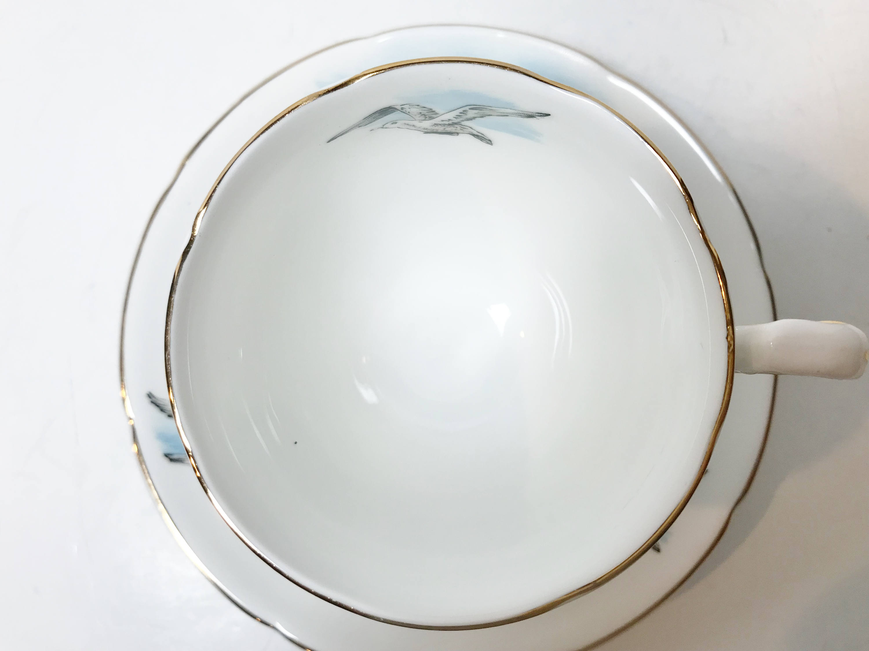 Pierced Rock Quebec Tea Cup and Saucer, Royal Grafton Cups, Canadian