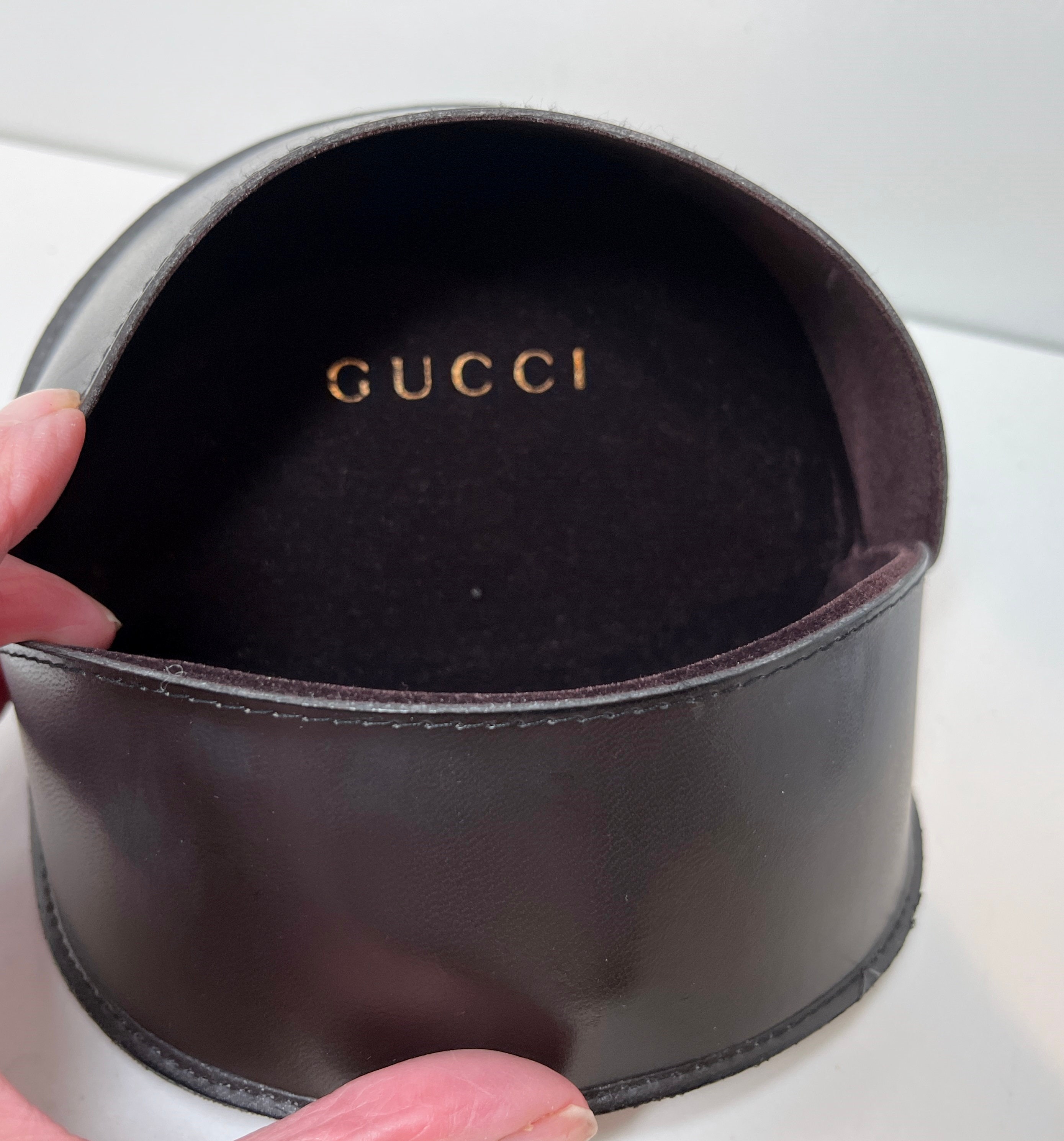 Gucci Case, Gucci Glasses Case, Gucci Black Glasses Case, Gucci Eyeglass  Case, Authentic Gucci, Vintage Gucci Case