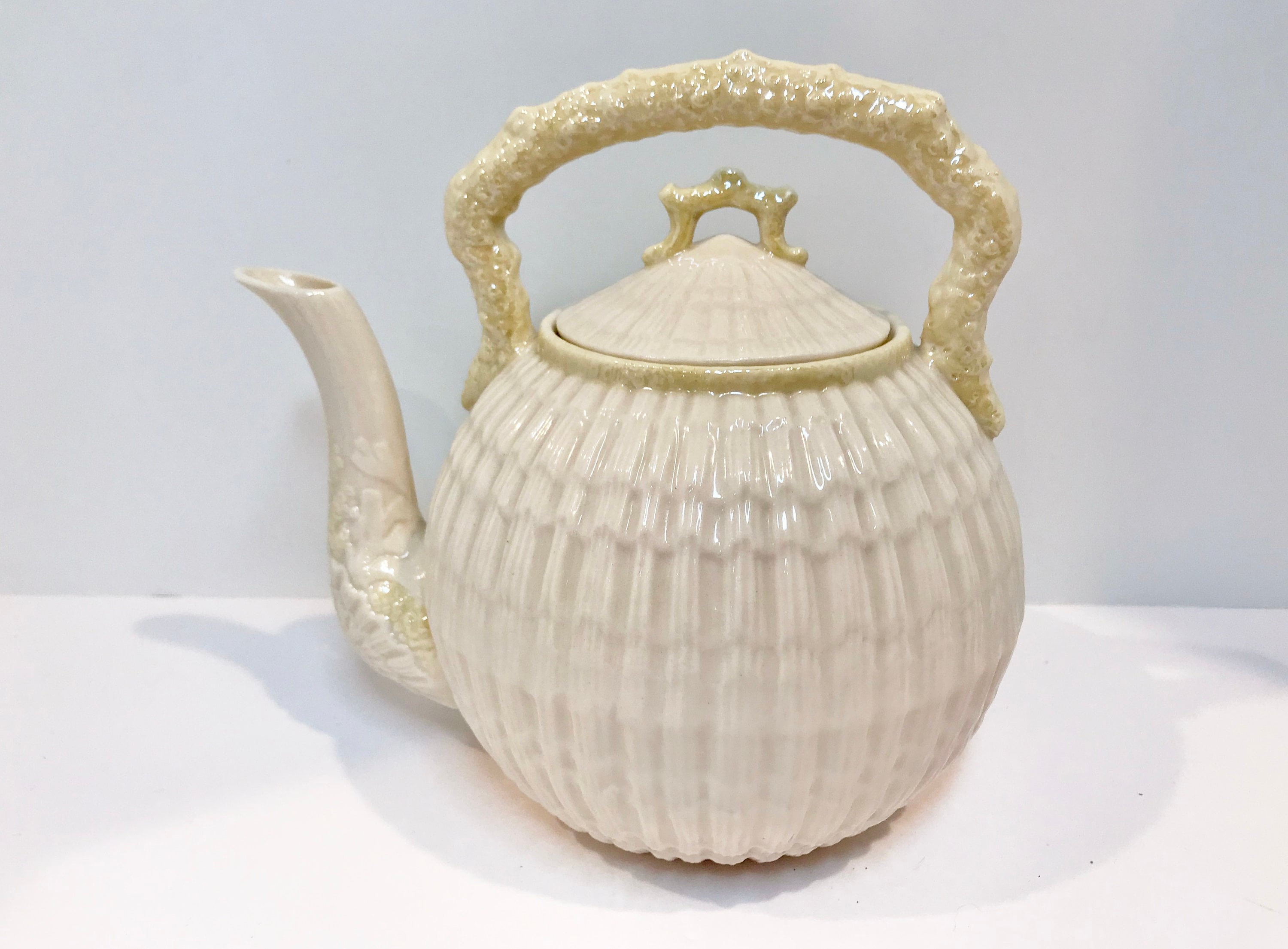Reserved for SR, Limpet Kettle Teapot, Belleek Teapot, Irish Teapot