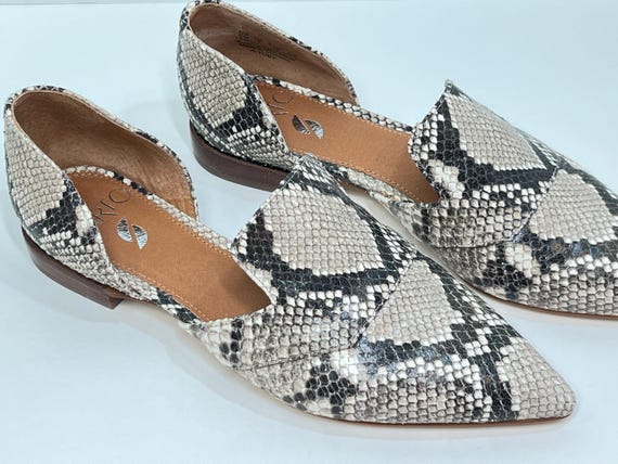 Franco Sarto Shoes, Womans Reptile Shoes, Leather Shoes, size 6, Gifts for Her, Birthday Gift, Designer Shoes