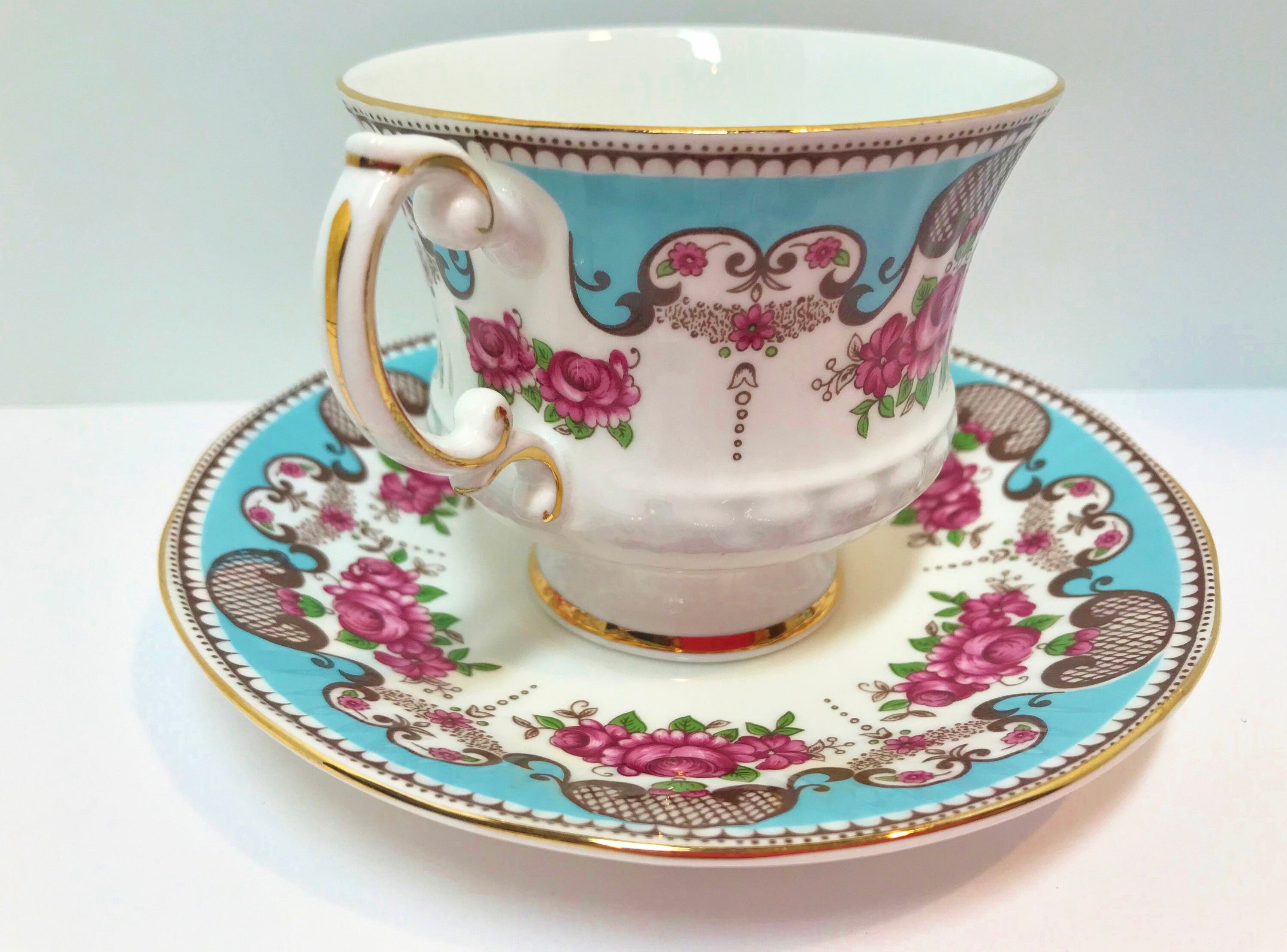 Ashbourne by Elizabethan Teacups, English Teacups, Floral Teacups