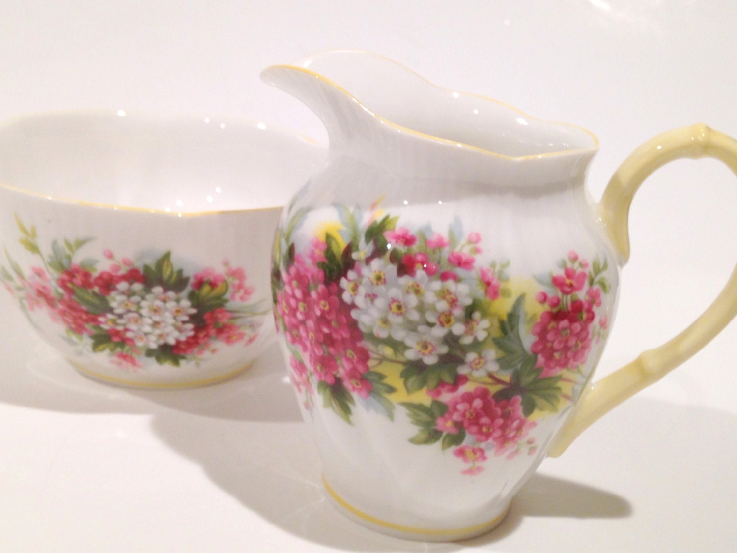 Royal Albert Creamer and Sugar Bowl, English Bone China, Tea Set