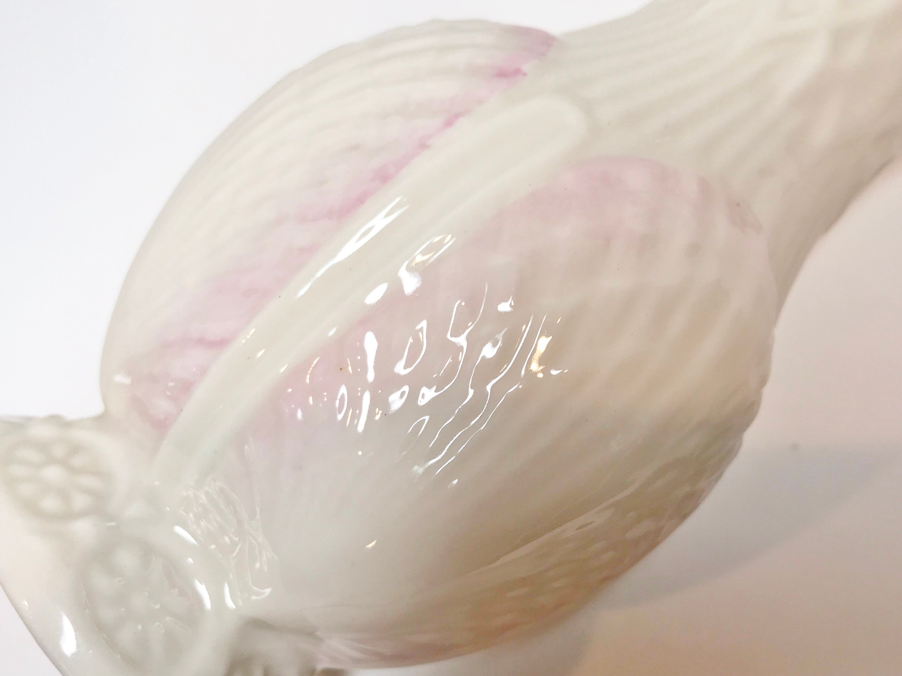 Reserved for SR, Belleek Pink Shell Vase, Irish Vase, Belleek China