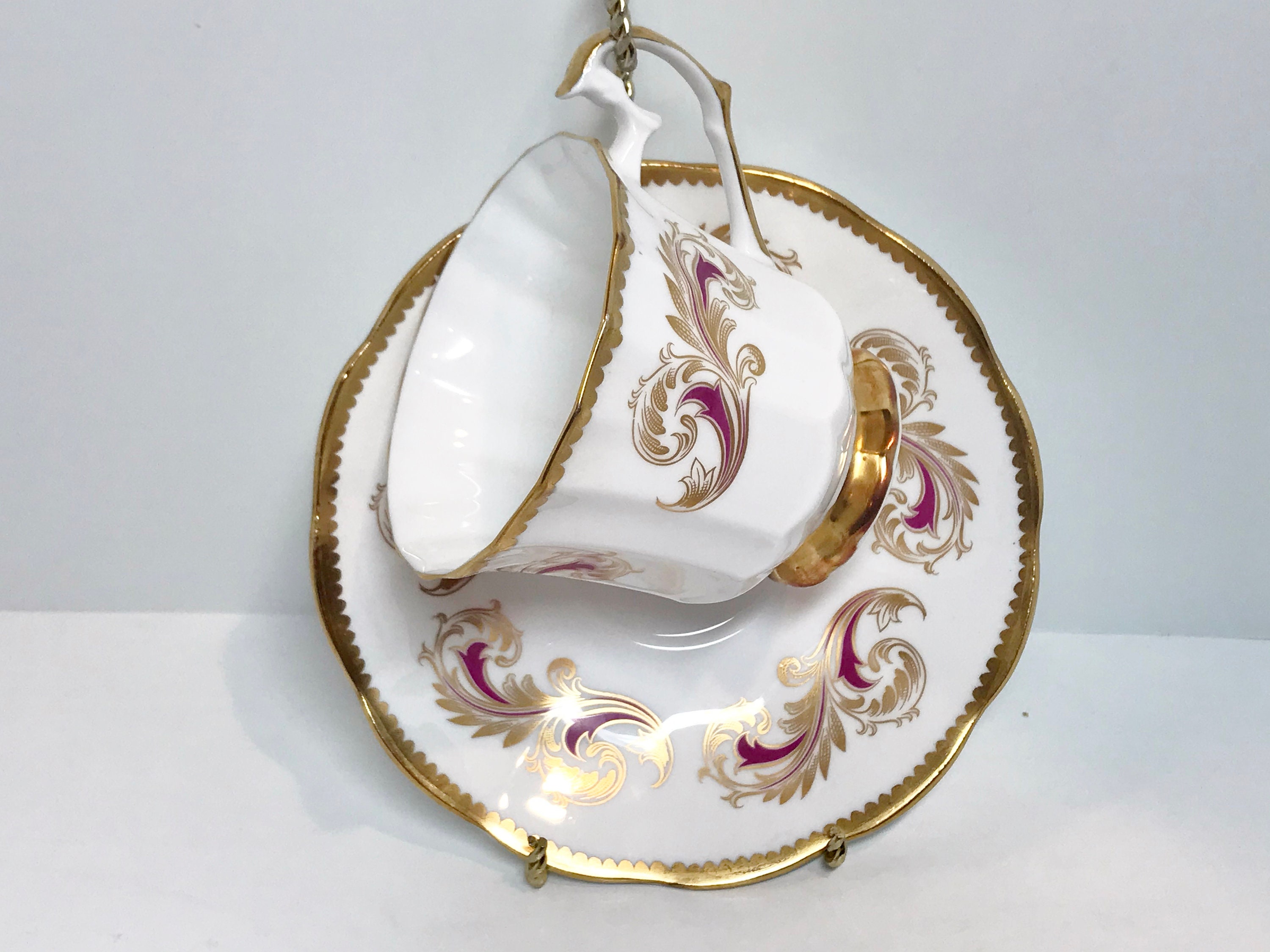 Elizabethan Tea Cup and Saucer, Elizabethan Tea Cups, English Teacups
