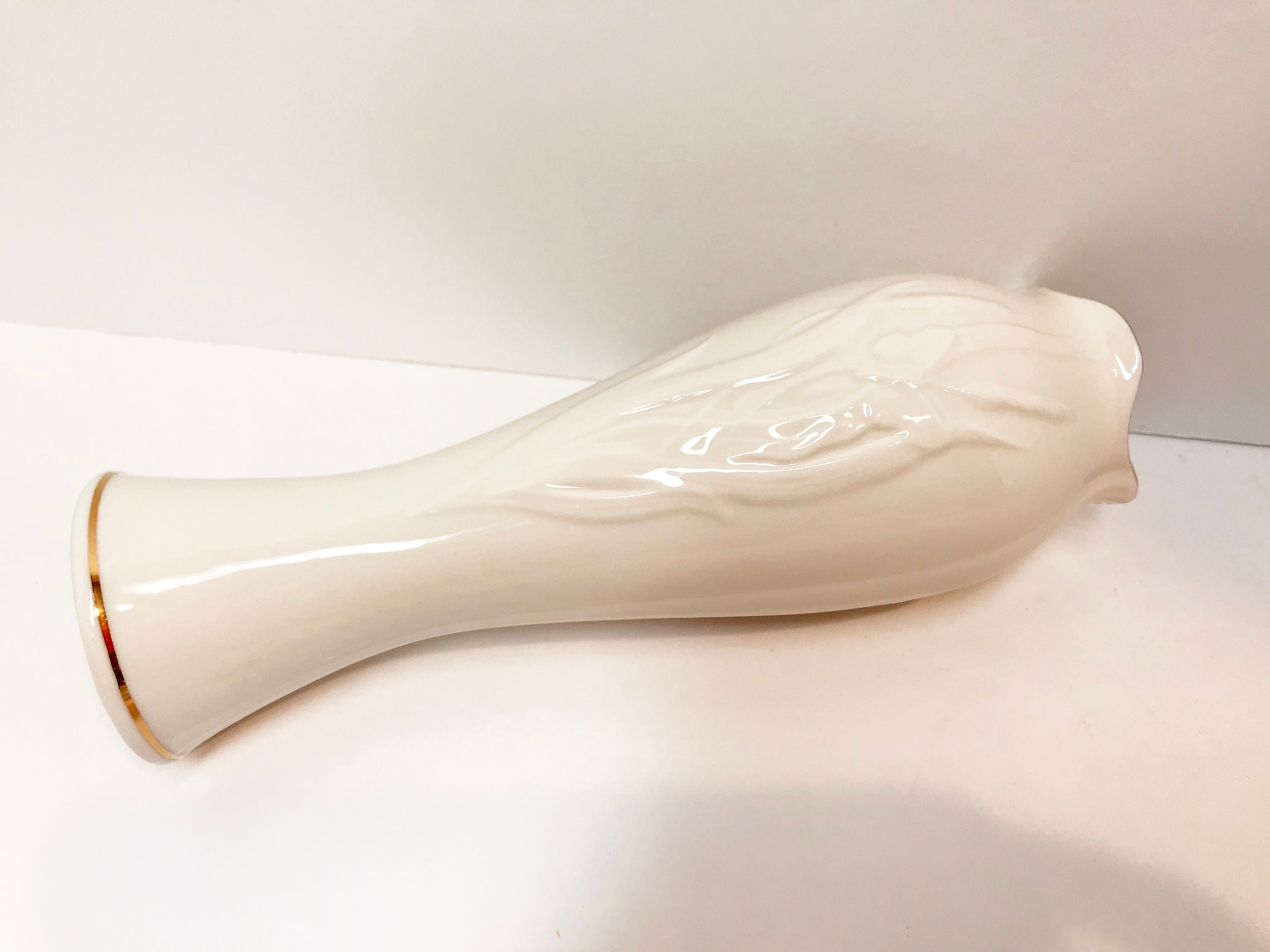 Reserved for SR, Belleek Butterfly Vase, Irish Vase, Belleek China