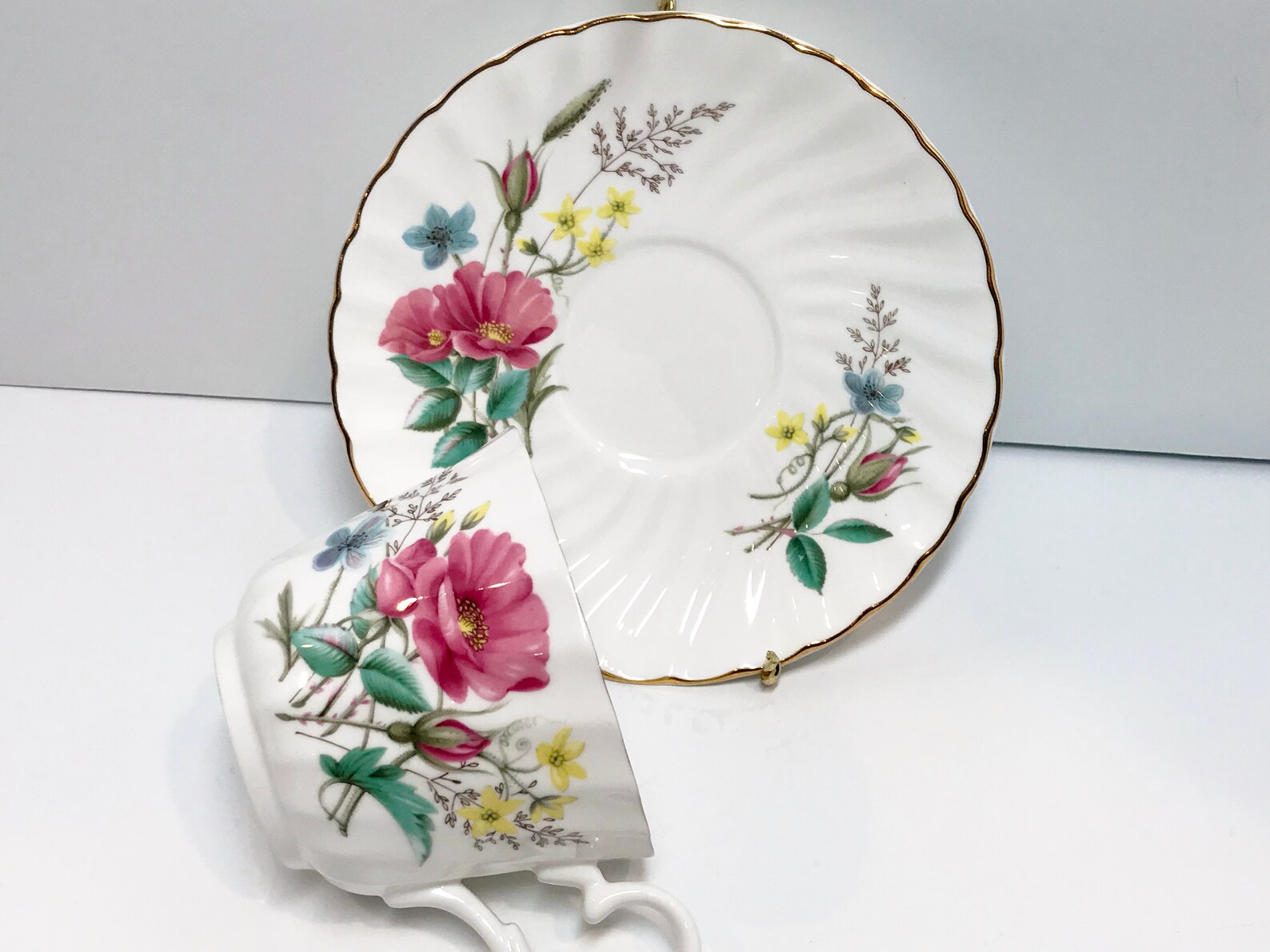 Royal Stuart Tea Cup and Saucer Floral Tea Cups English Etsy