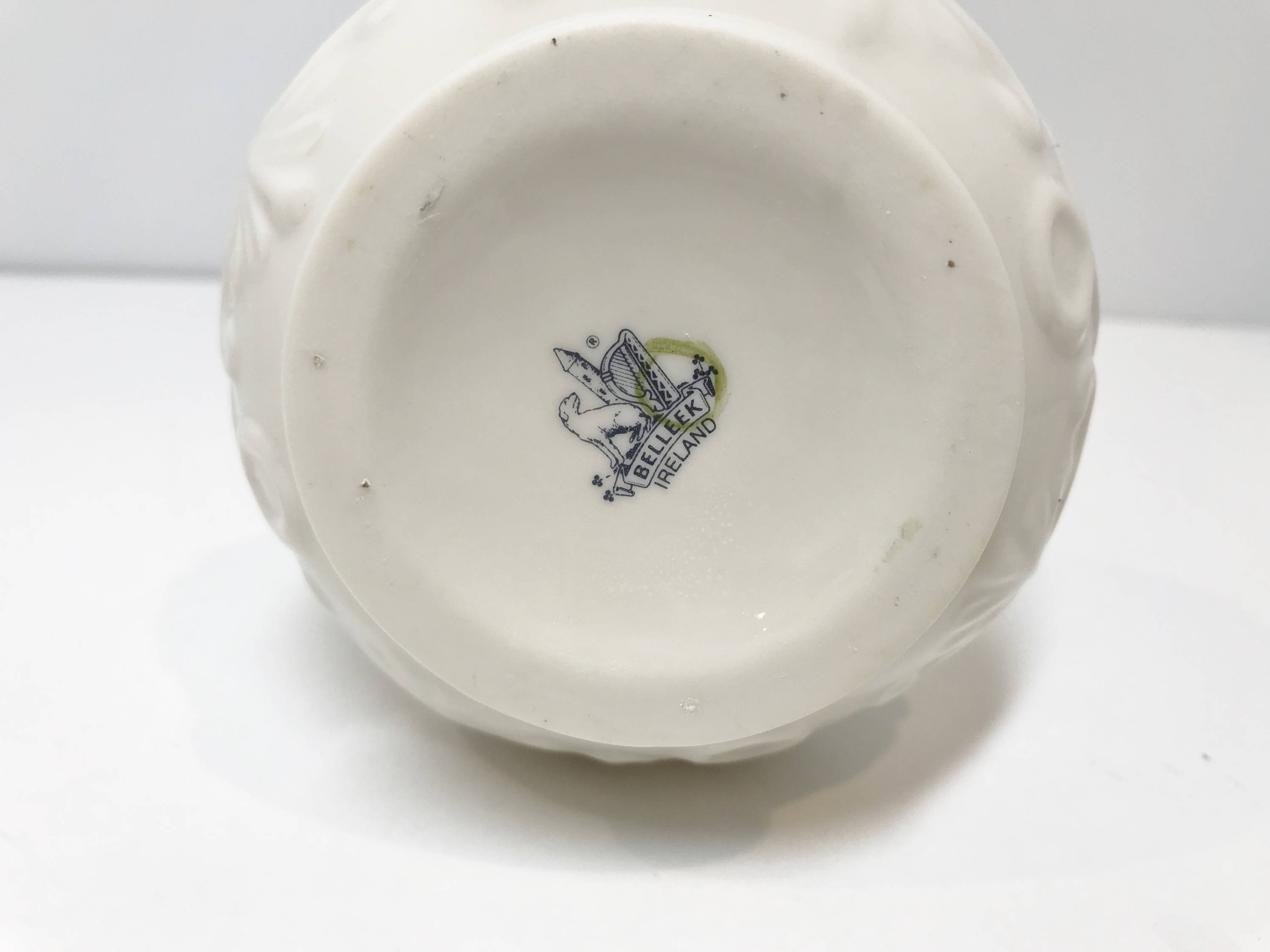 Reserved for SR, Shamrock Belleek Vase, Irish Vase, Belleek China