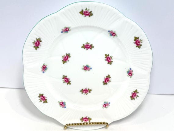 Shelley Rosebud Plate