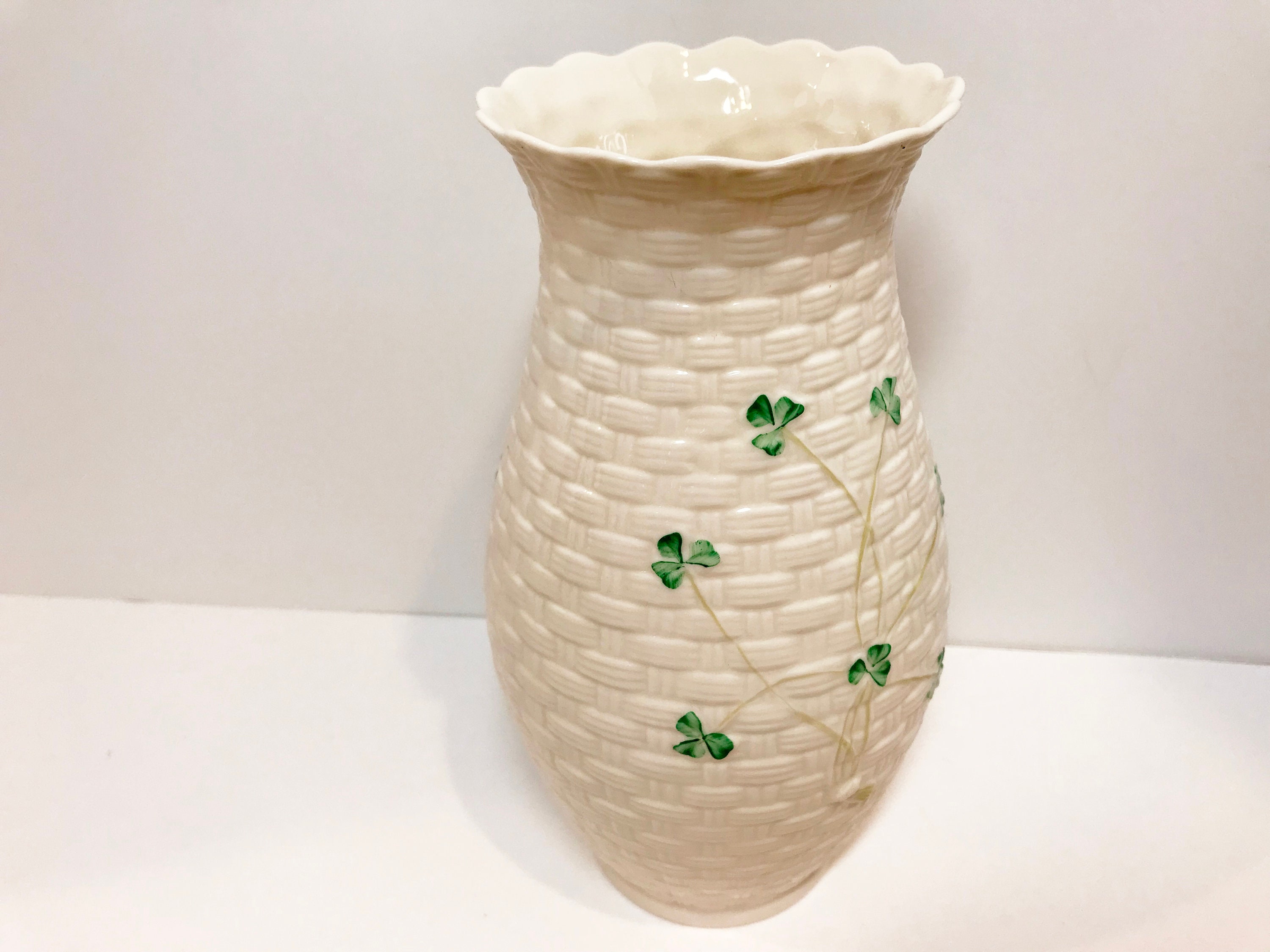 Reserved for SR, Kylemore Vase, Belleek Vase, Irish Vase, Belleek China