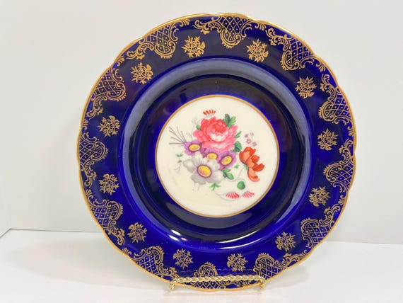 Double Warrant Paragon Plate, Floral Plate, Gift for Her, Anniversary Gift, Housewarming Gift, Paragon Floral, Gift for Friend, Wall Hanging