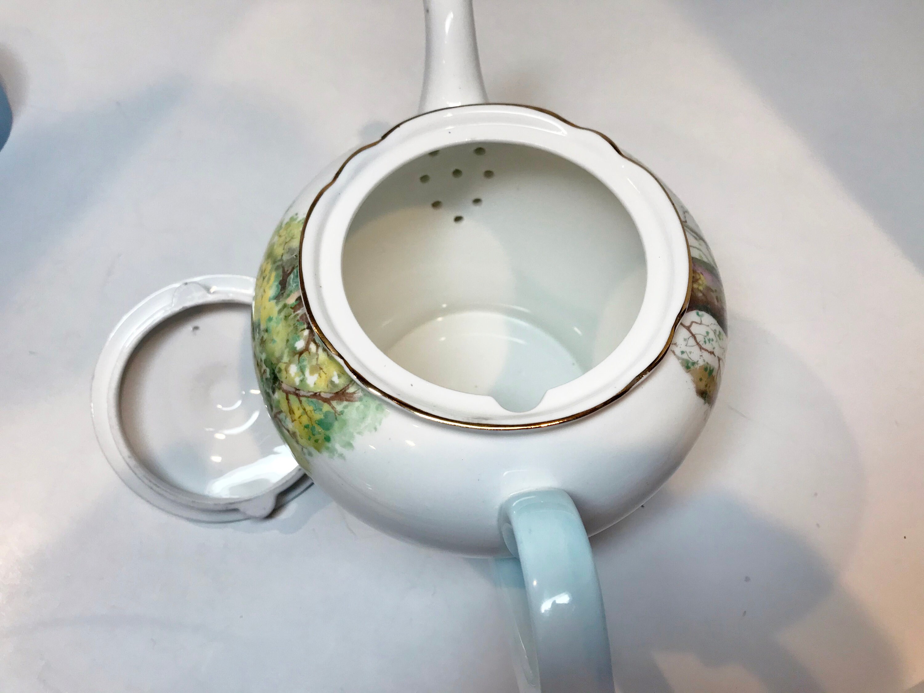 Shelley Teapot, Shelley Woodlands, Shelley China, Shelley Bone China, Shelley Teacups, Antique