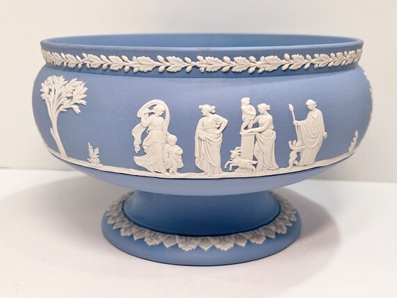 Wedgwood Bowl, Jasperware Bowl, Blue Wedgwood, Blue and White Ware, Housewarming Gifts for Her , Anniversary Gifts , House Decor