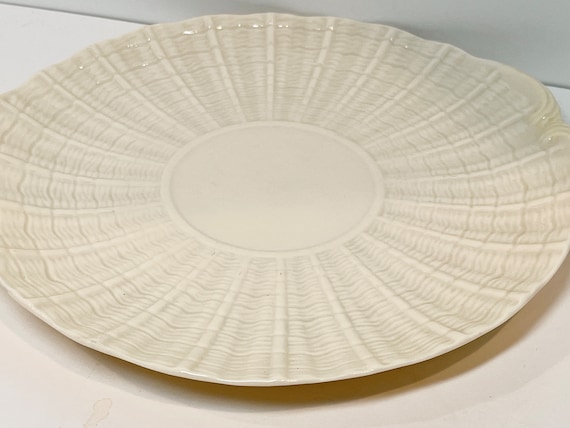 Vintage Belleek Plate, Limpet Cake Plate
