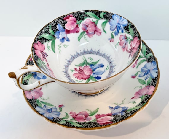 Paragon Double Warrant Teacup, Floral Paragon Teacup,  Floral Teacup, Housewarming Gift For Her, Hostess Gift, Anniversary Gift