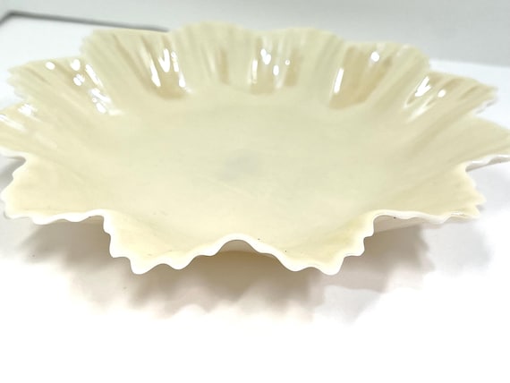 Belleek Dish, Belleek China, Irish Dish, Belleek Candy Dish, Sixth Green Mark Plate, Gift for Her, Anniversary Gift, Gift for Friend