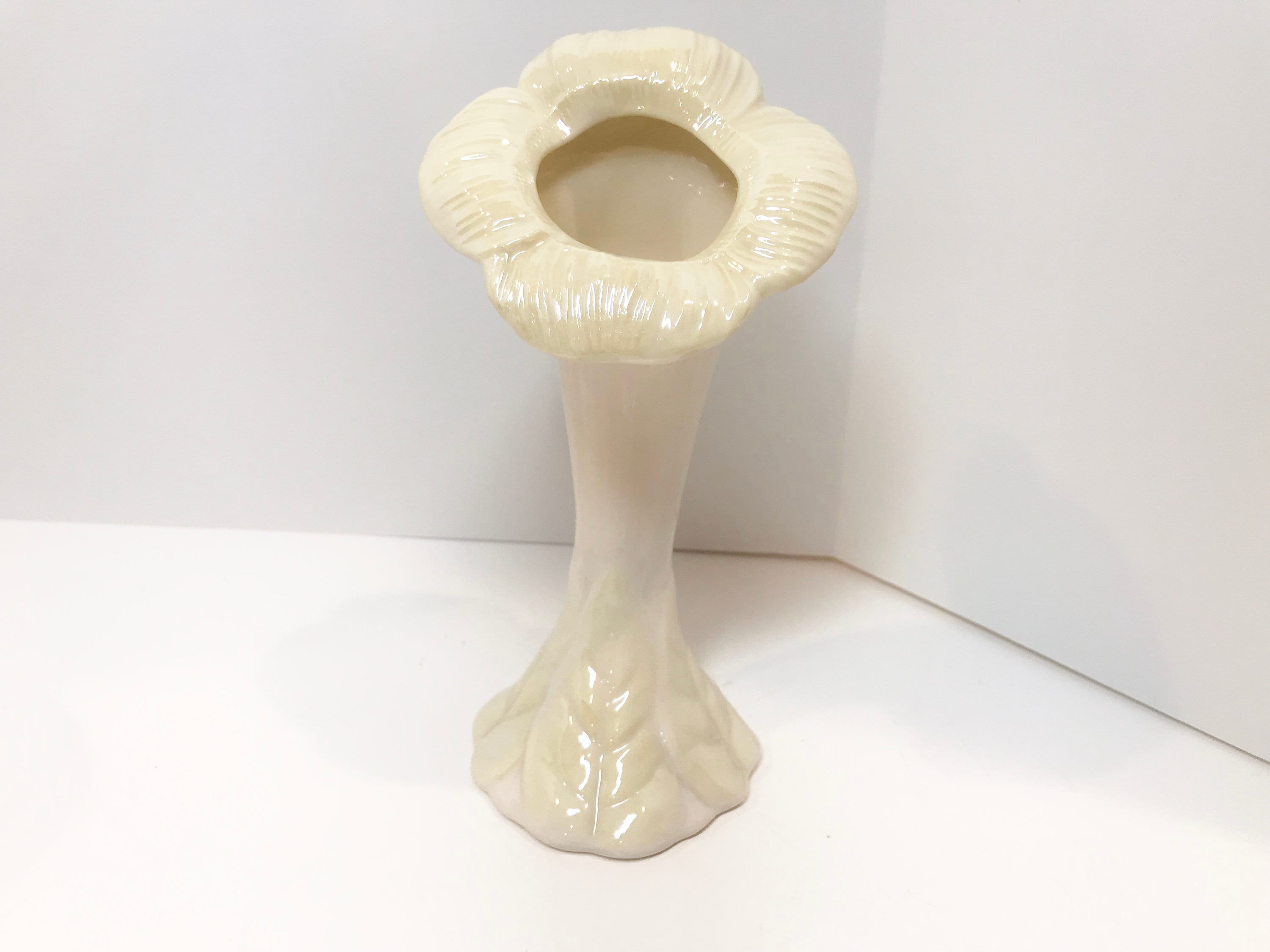 Reserved for SR, Belleek Sunflower Vase, Irish Vase, Belleek China