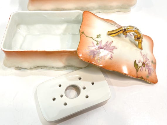 Limoges Vanity Boxes: Hand-Painted Victorian China Set