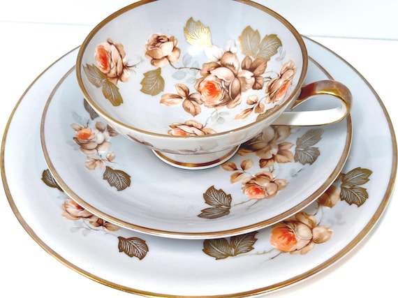 Stellar RWK Teacup and Saucer, Bavarian Teacup, German Teacup, Bavarian China, Friendship Gift, Anniversary Gift, Gift for Her