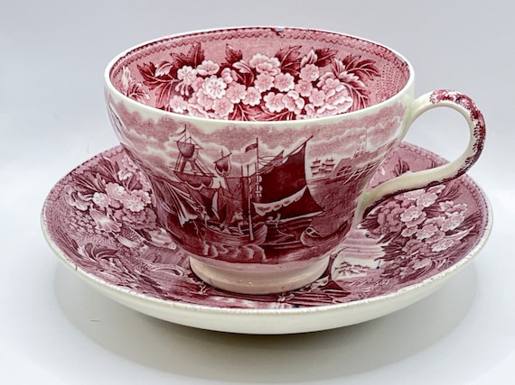 Ferrara Plum Wedgwood Wedgwood Tea Cup English China Antique Tea Cups Vintage Made in England Etsy Canada