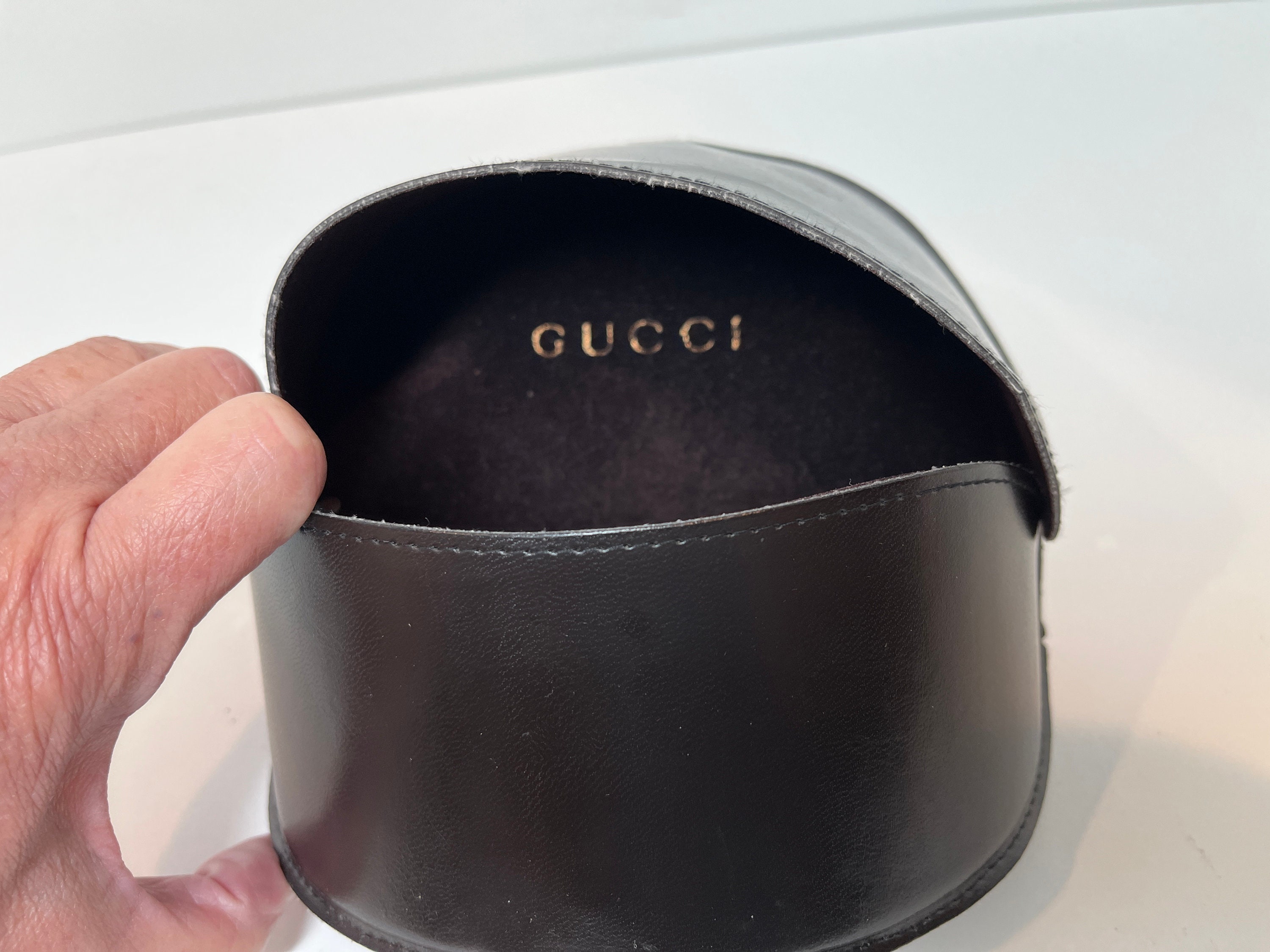 Gucci Case, Gucci Glasses Case, Gucci Black Glasses Case, Gucci