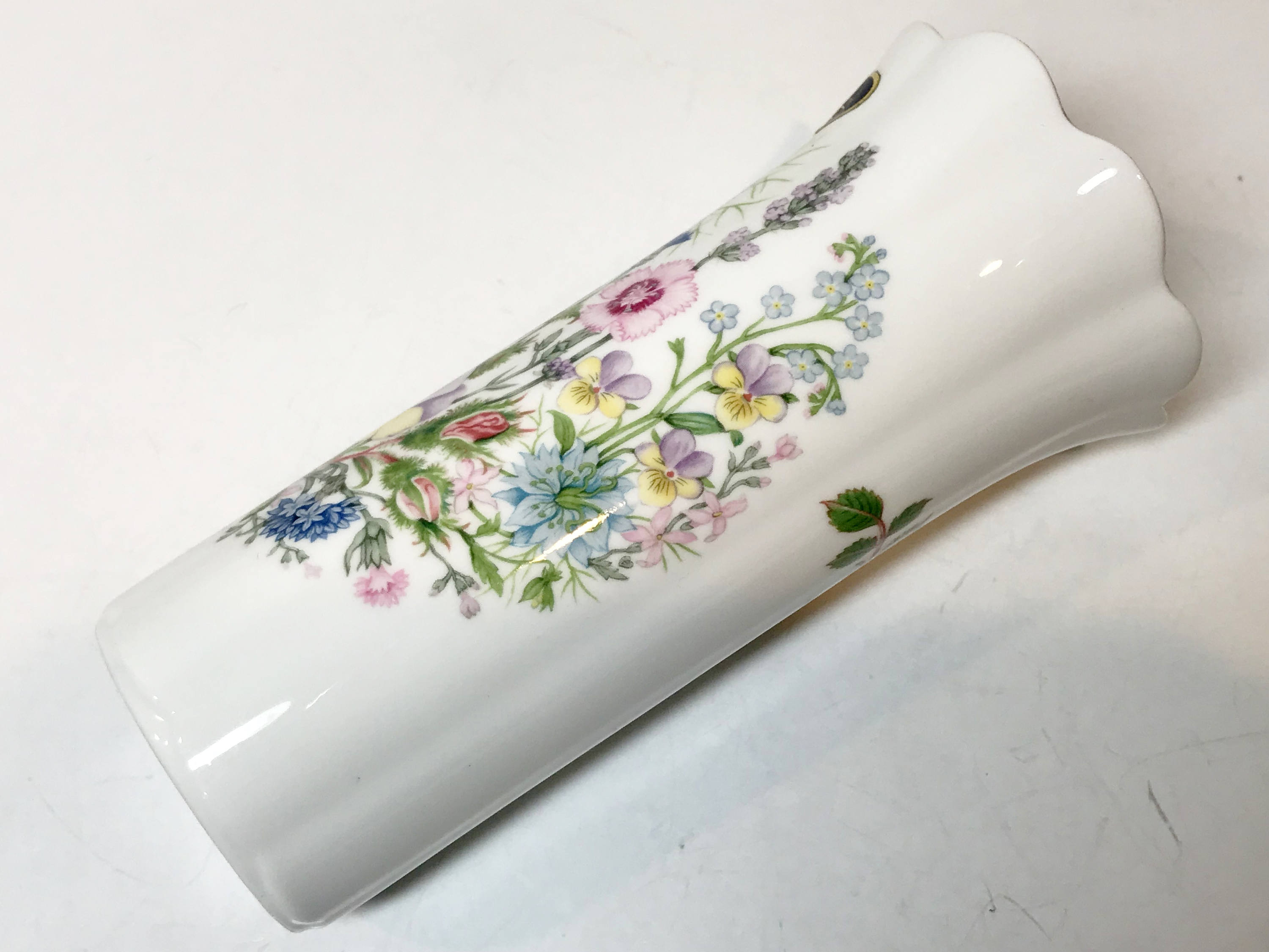 Aynsley Vase, English Bone China Vase, Made in England, Aynsley Bone