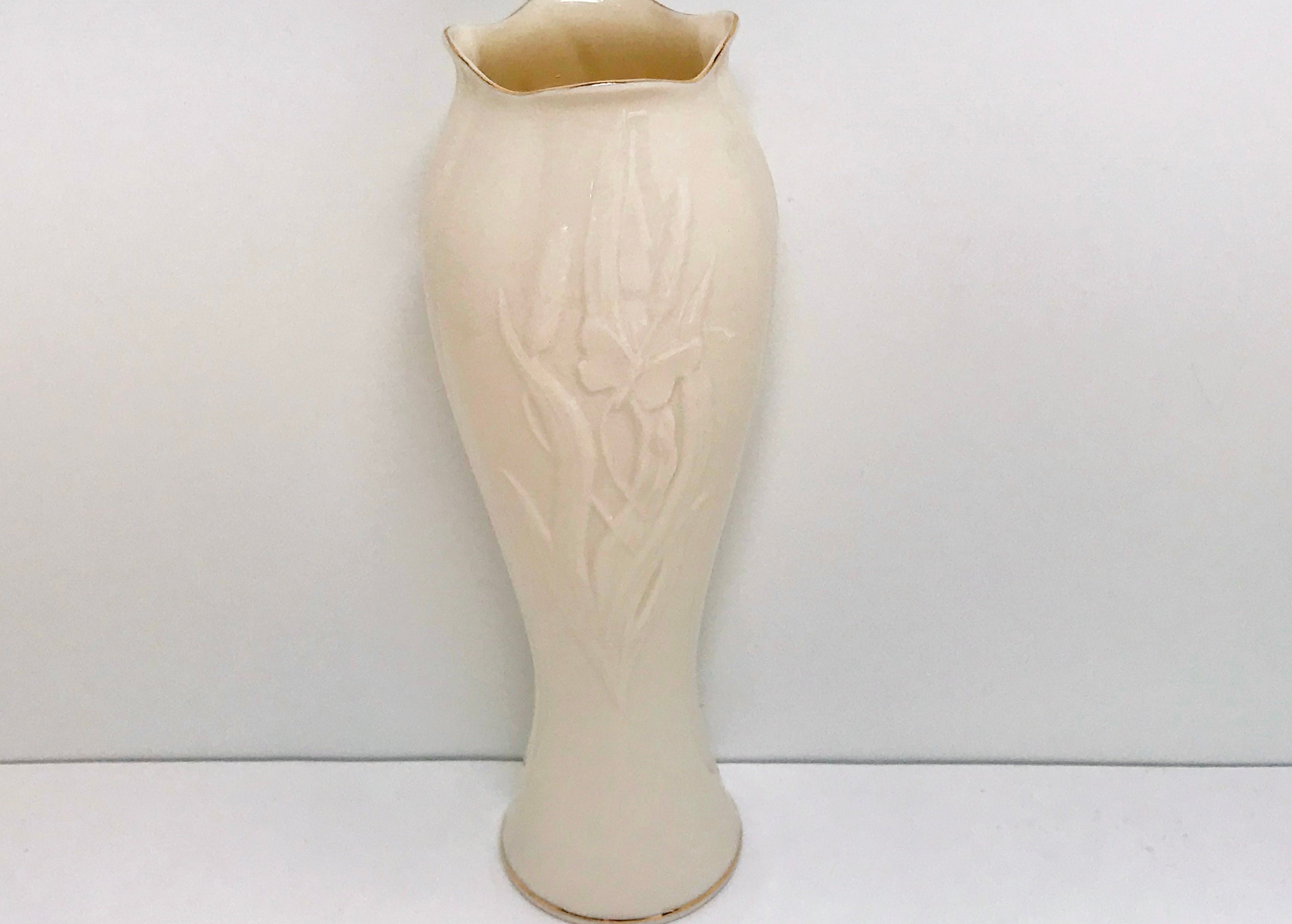 Reserved for SR, Belleek Butterfly Vase, Irish Vase, Belleek China