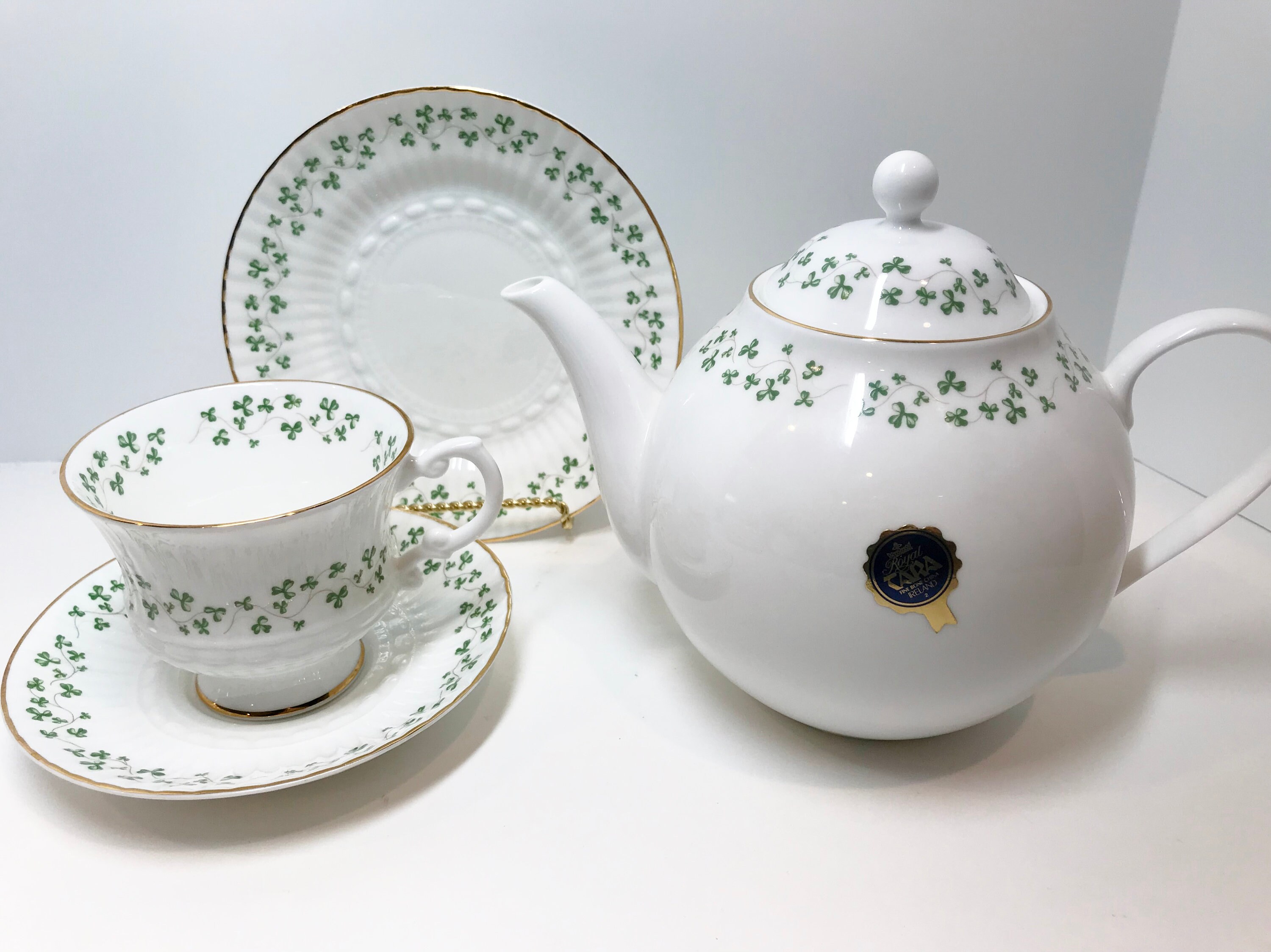 Royal Tara Tea Cup and Saucer, Shamrock Tea Cups, Irish Tea Cup, Irish