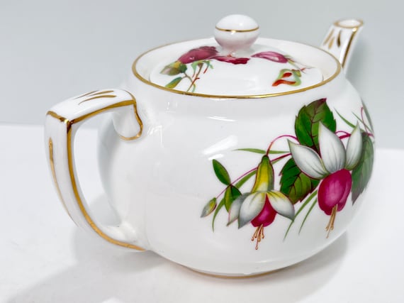 Hammersley Tea Set , Floral Teapot , Floral Tea Cups, Antique Tea Cups Vintage , Housewarming Gift for Her , Anniversary Gift