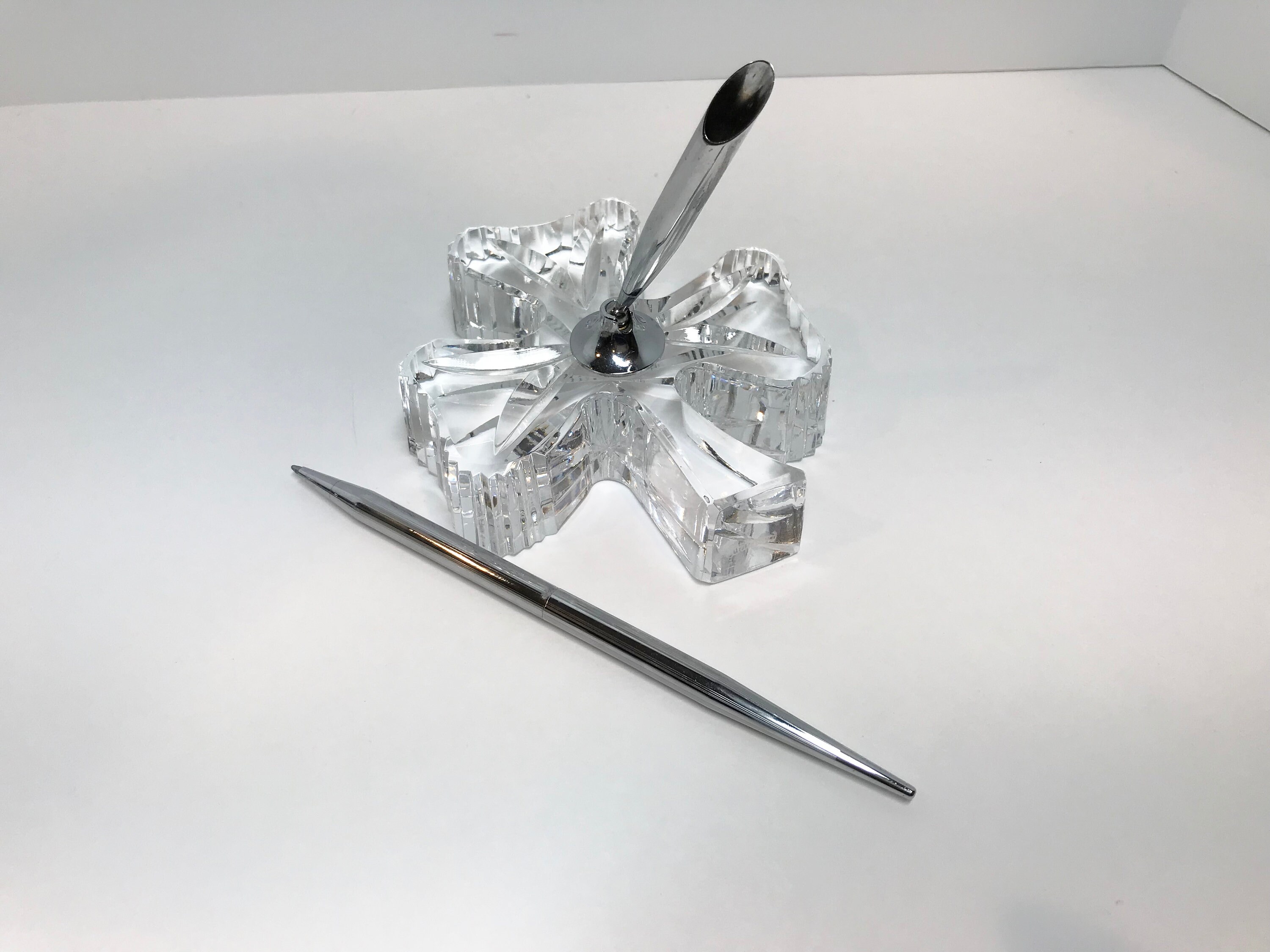 Reserved for SR, Waterford Crystal Pen Holder, Cross Pen, Waterford