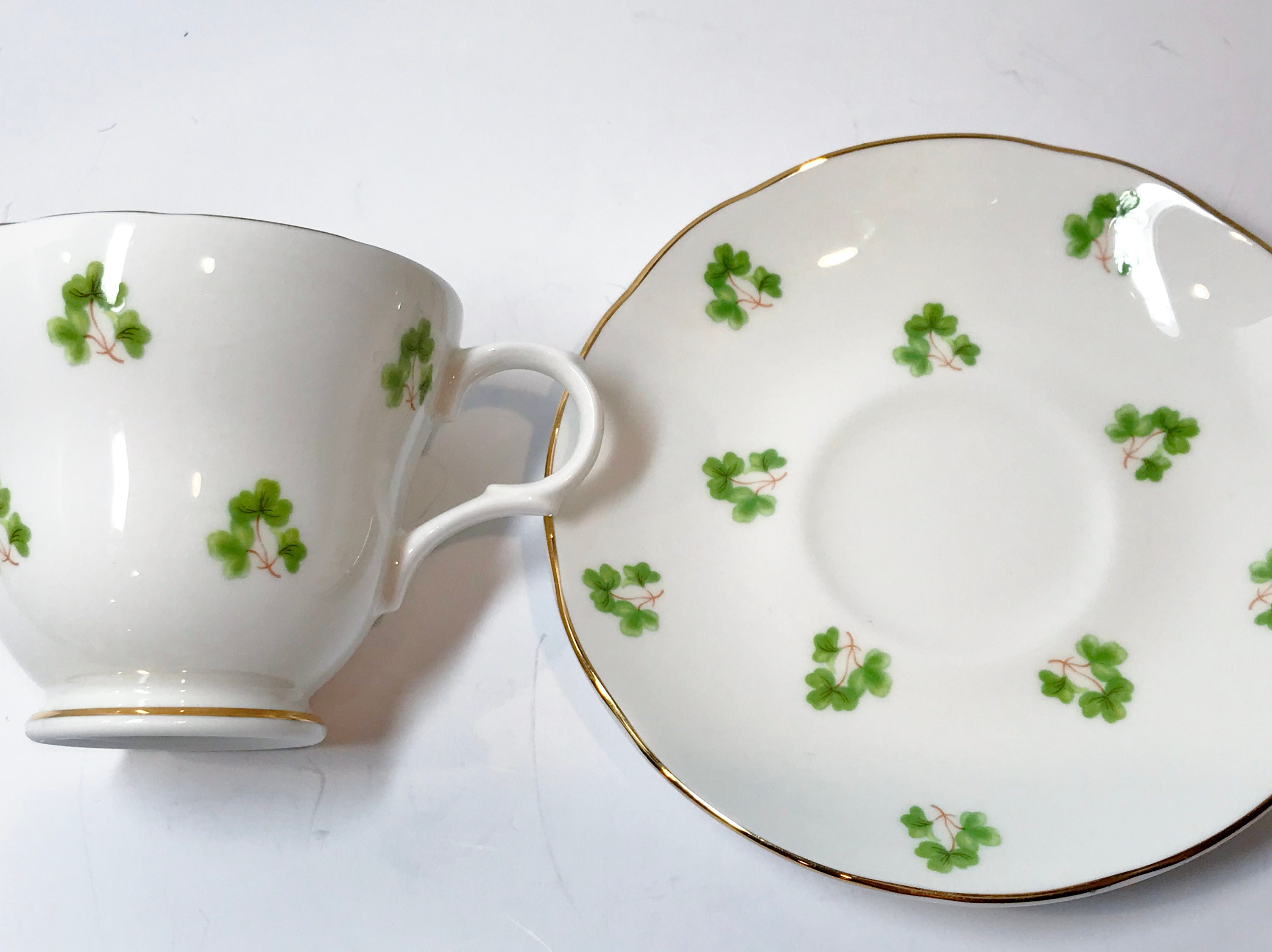 Reserved for SR, Crown Trent Tea Cup and Saucer, Irish Tea Cup, Irish